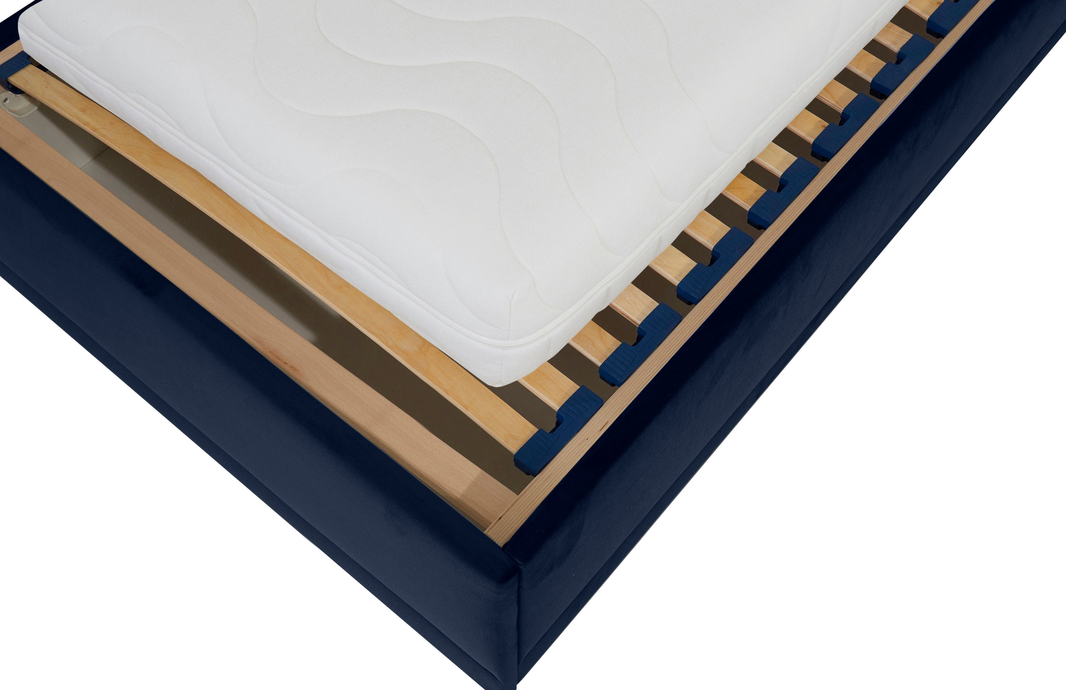Westfalia Polsterbetten Gestoffeerd bed ADAMAS ook met bedlade, knoopdetails met stras