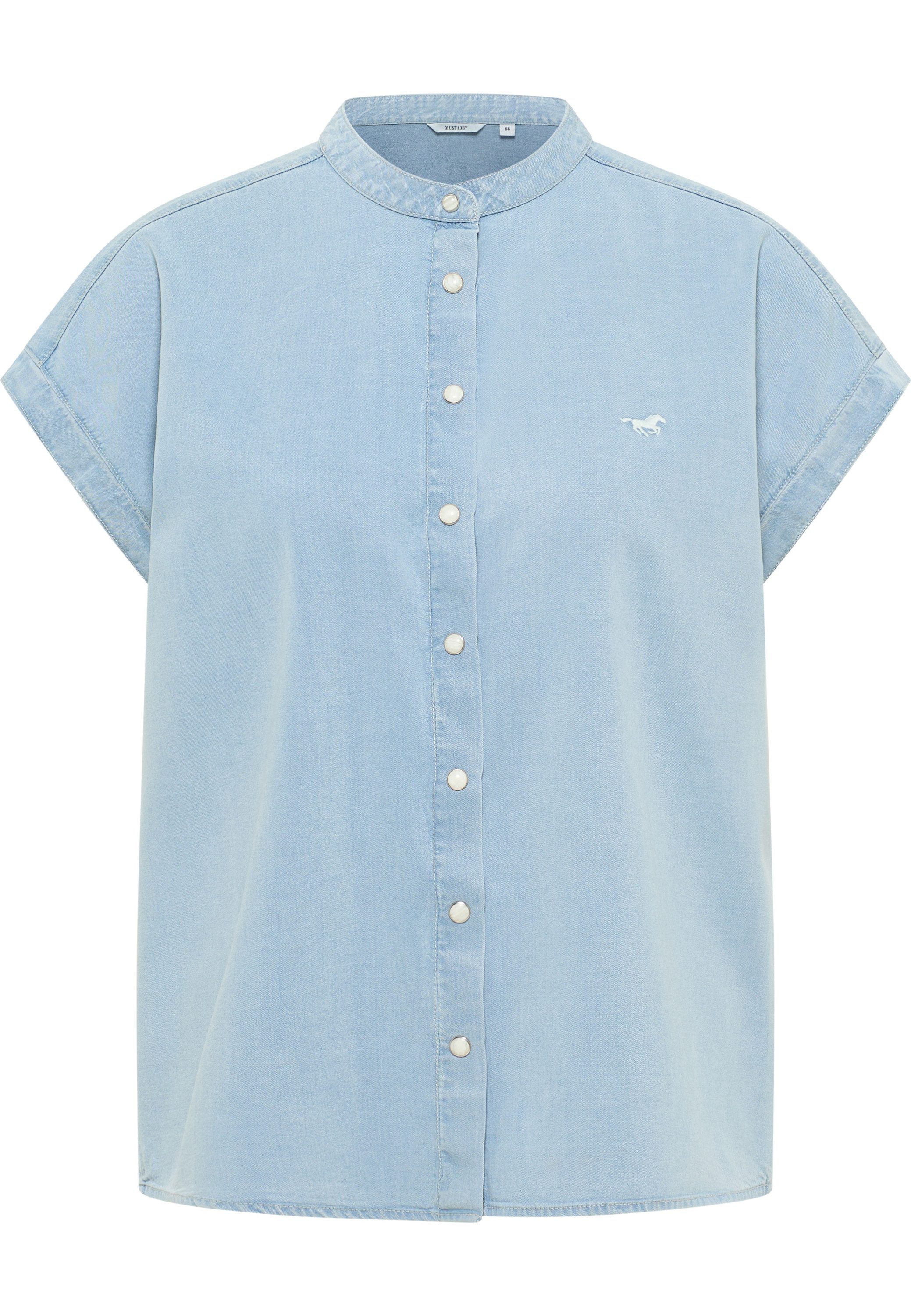 MUSTANG Blouse met korte mouwen Dames stijl Tulsa