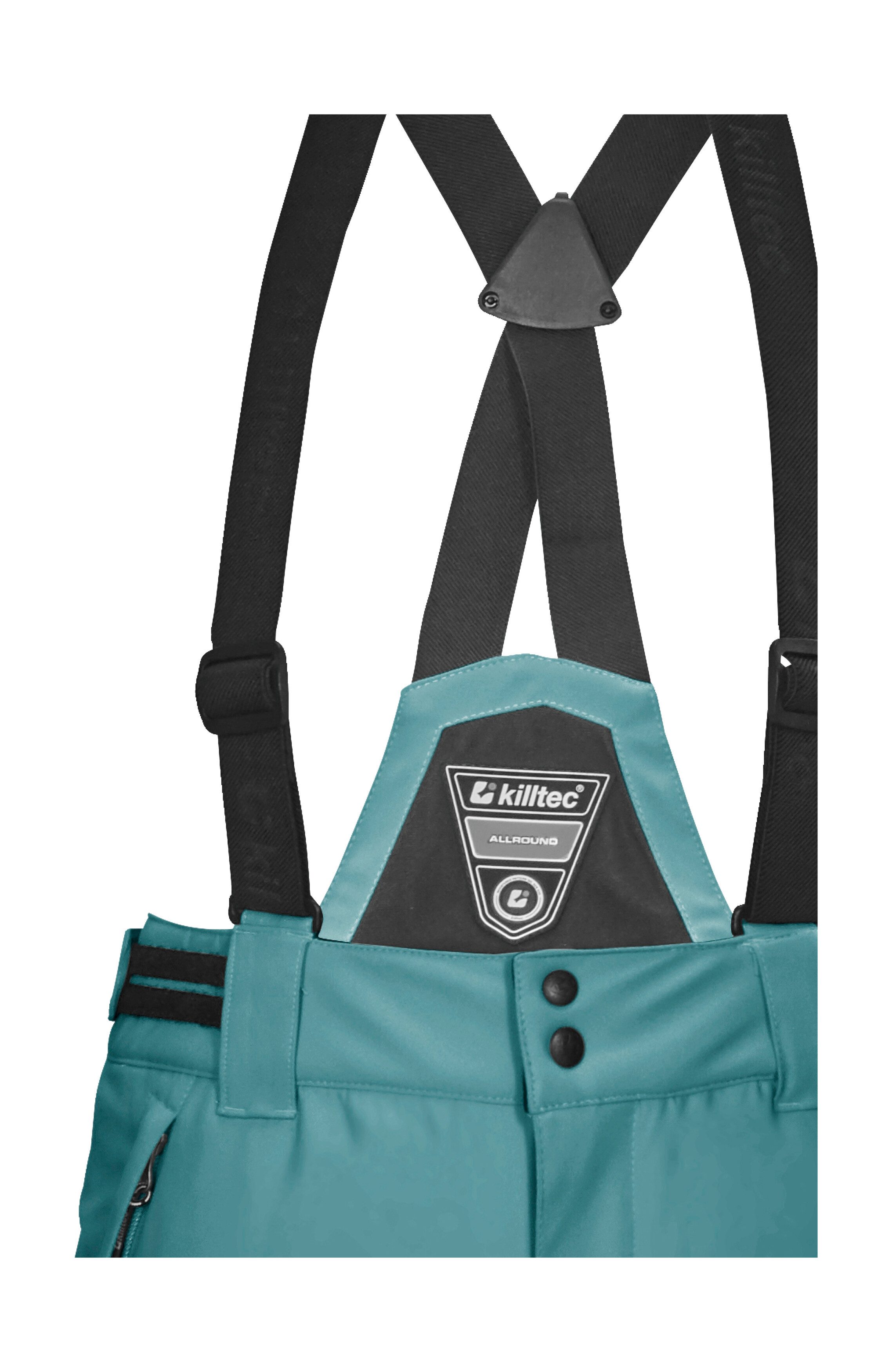 Killtec Skibroek KSW 77 GRLS SKI PNTS waterdicht ademend afneembare bretels verstevigde zijband