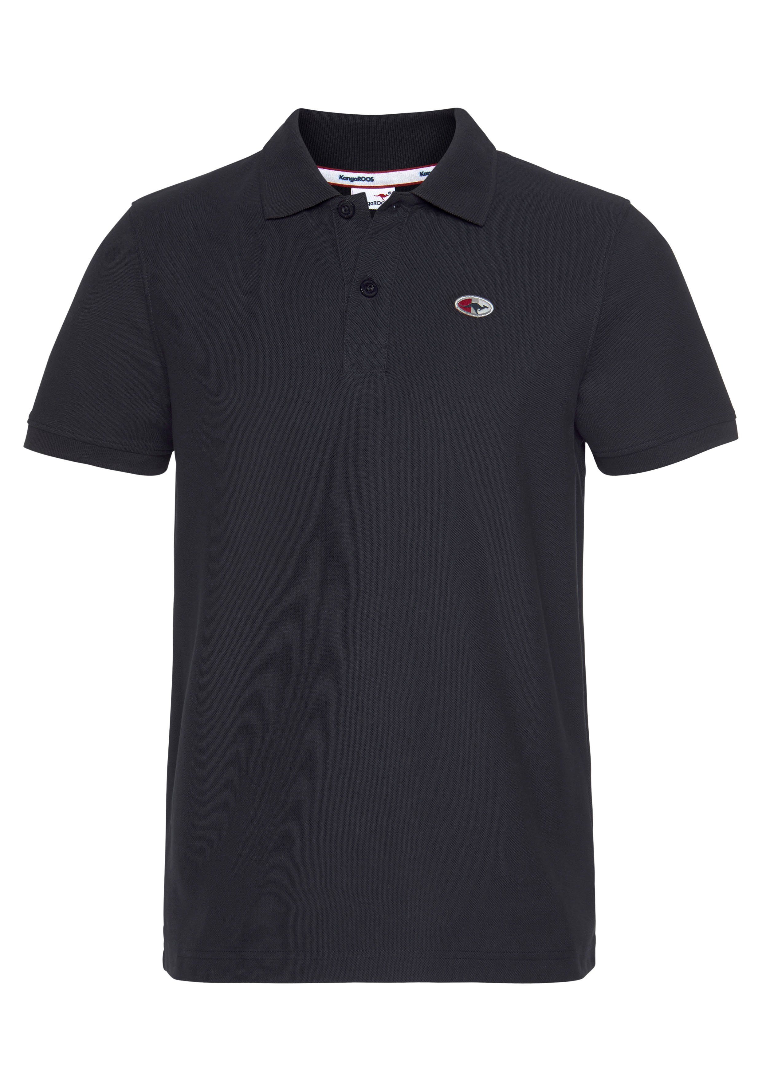 KangaROOS Poloshirt Korte mouwen, met polokraag, van piqué-stof, van 100% katoen