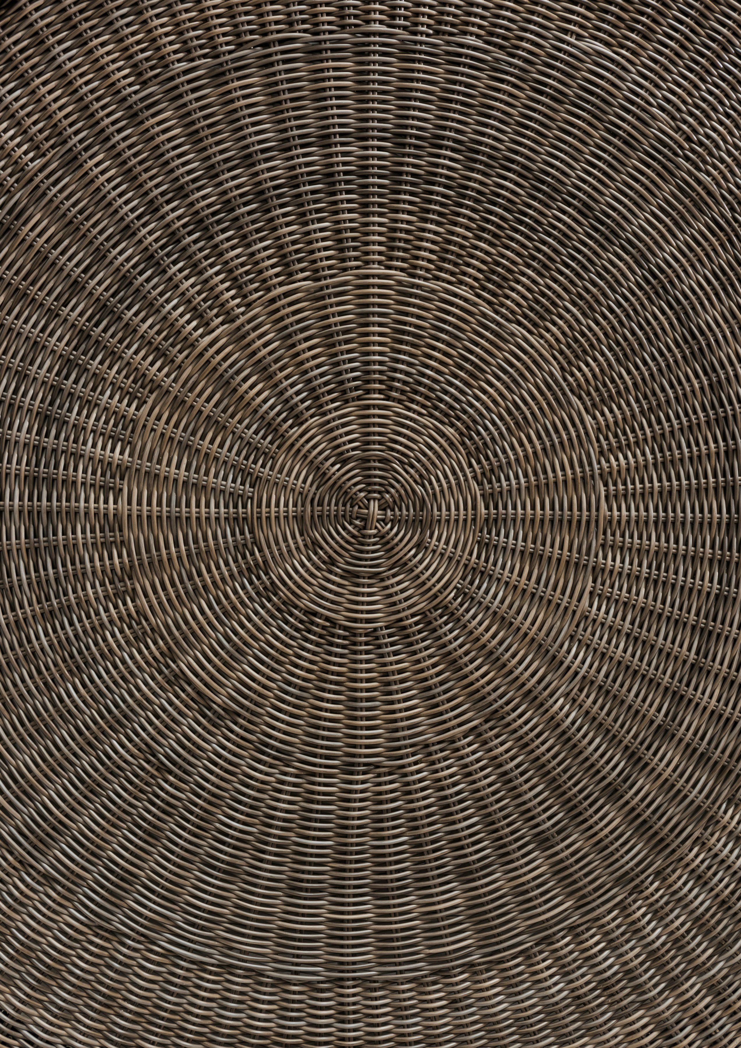 Destiny Tuintafel Luna (ø120x75 cm), aluminium, polyrattan (1 stuk)