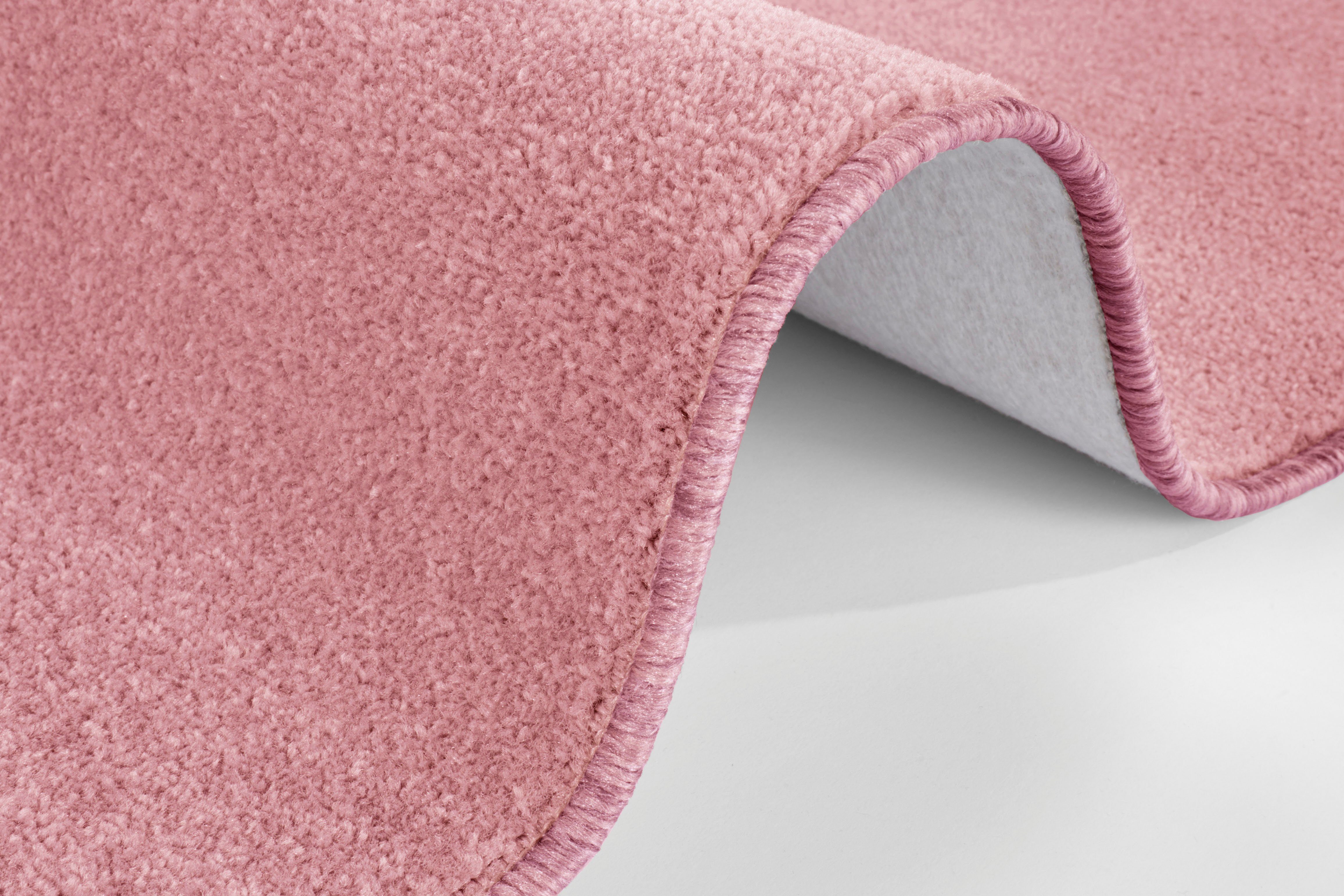 HANSE Home Vloerkleed Shashi Kortpolig, effen kleuren, loper, zacht, eetkamer, kinderkamer, gang