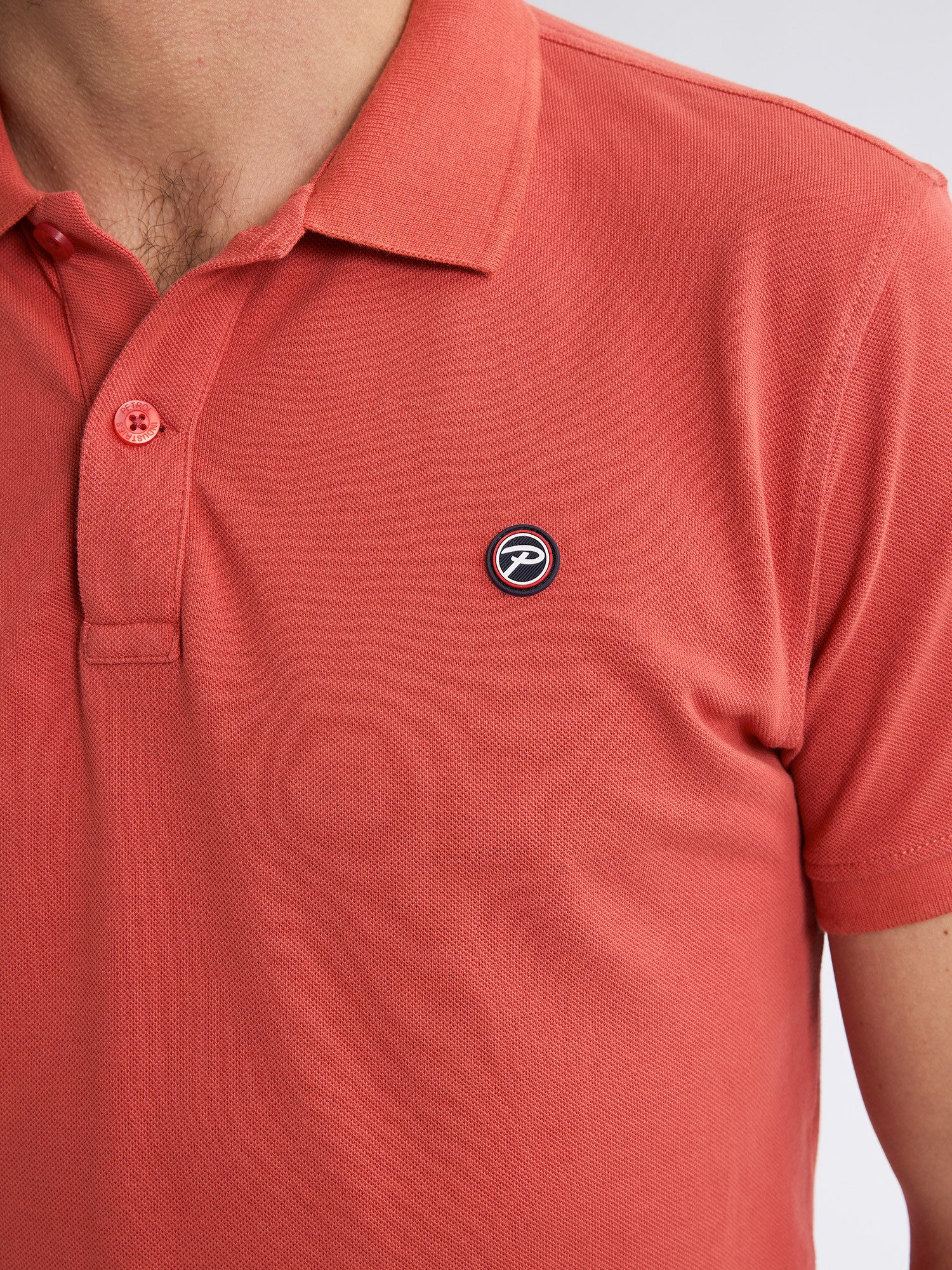 Petrol Industries Poloshirt met geborduurd logo