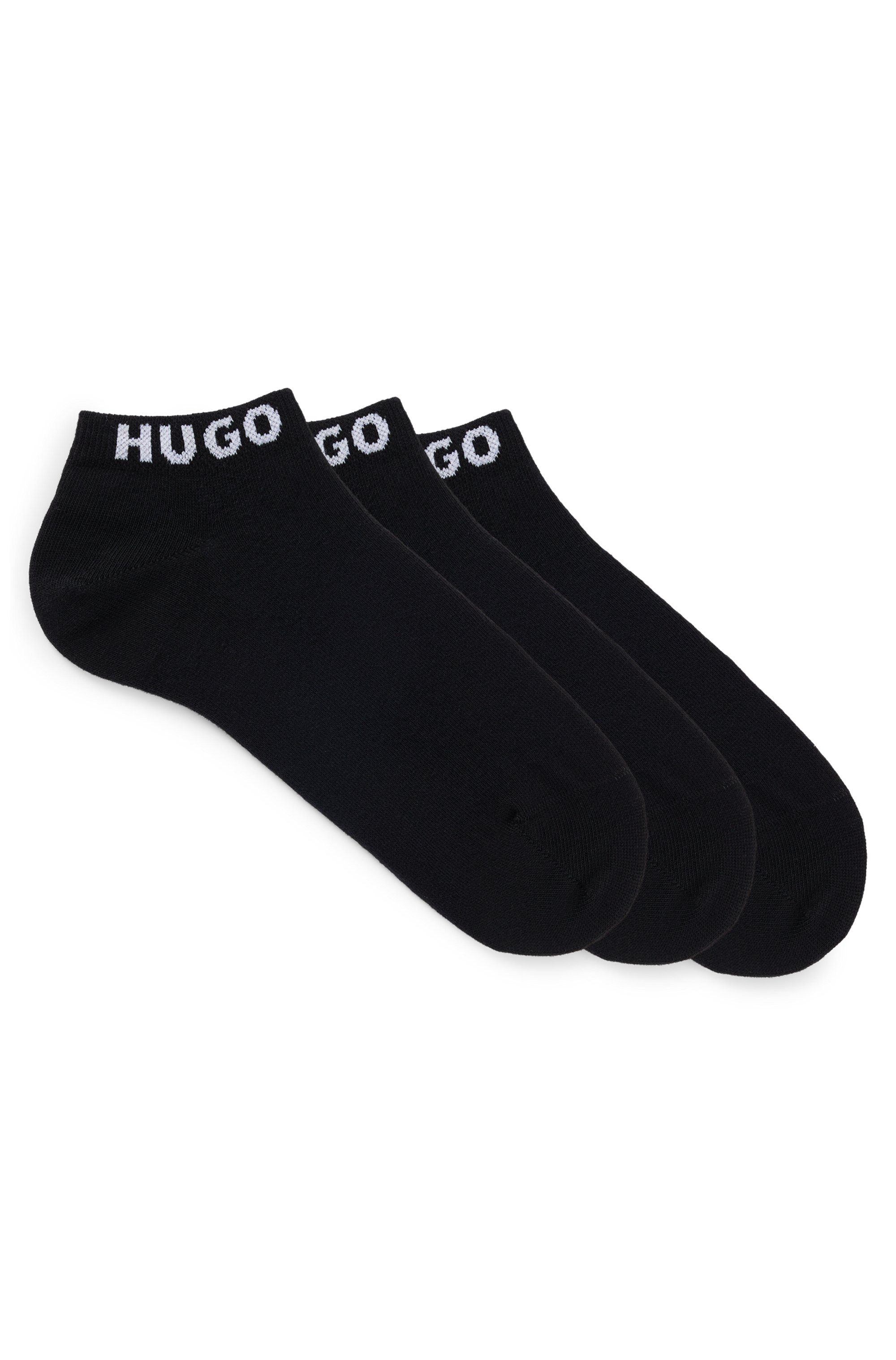HUGO underwear Sokken 3P AS UNI CC W met contrasterende logo-opdruk (3 paar, Set van 3)