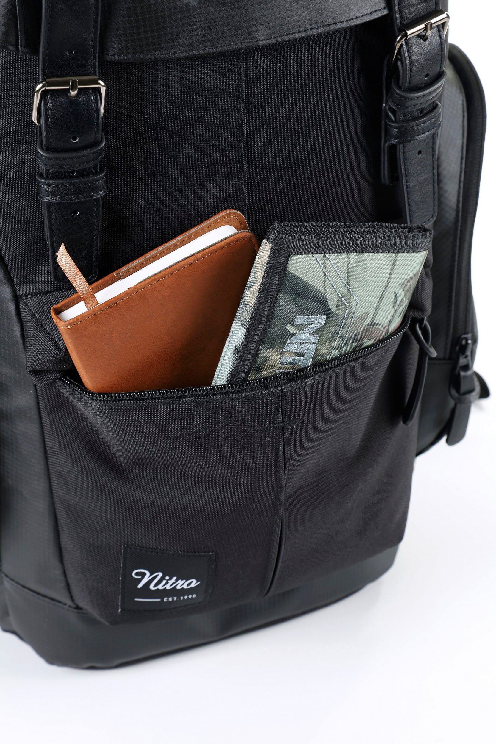 NITRO Vrijetijdsrugzak Daypacker Schoolrugzak, wandeltas of streetpack met laptopvak