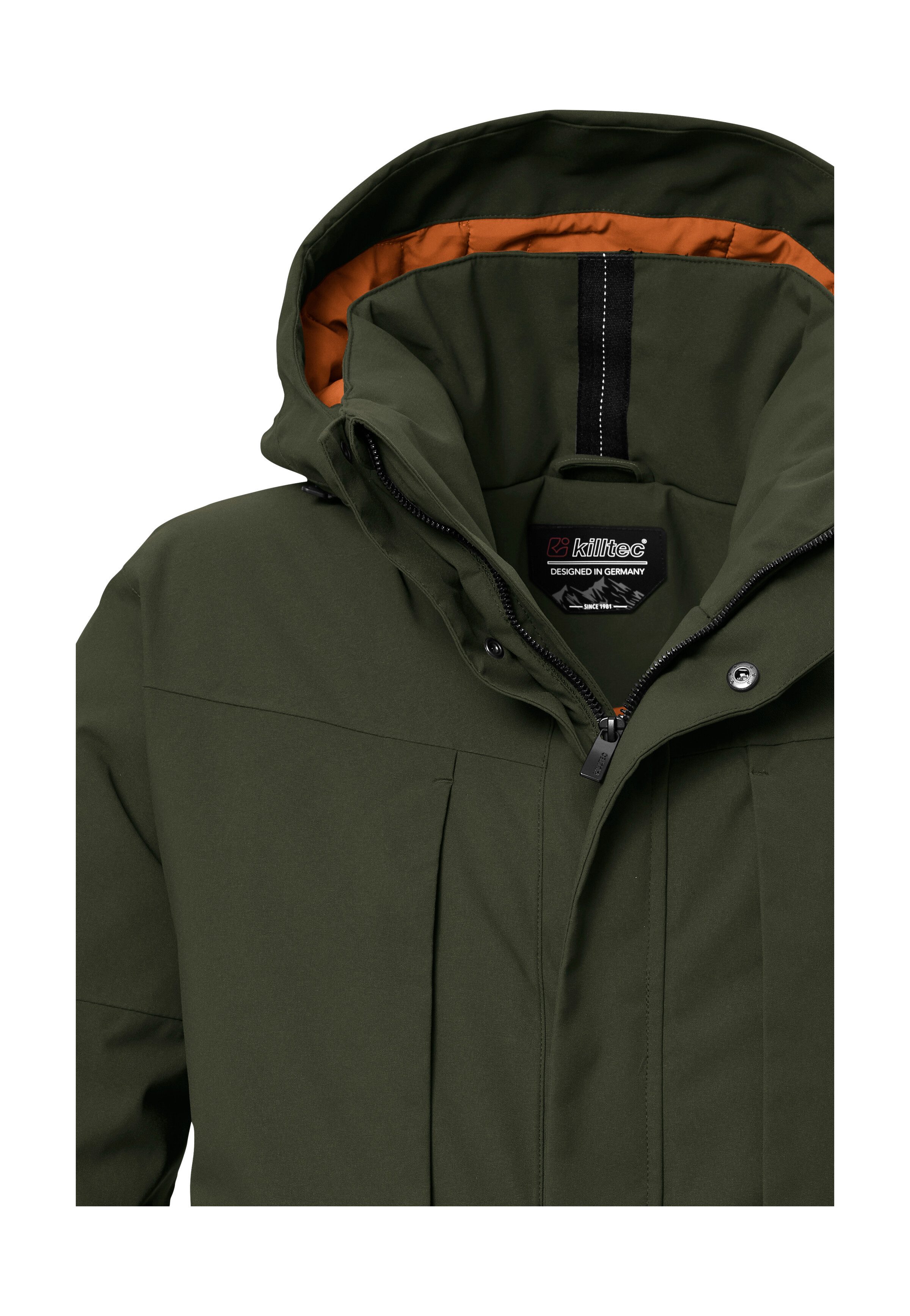Killtec Parka KOW 80 MN PRK Water- en winddichte functionele parka, ademend, gerecycled