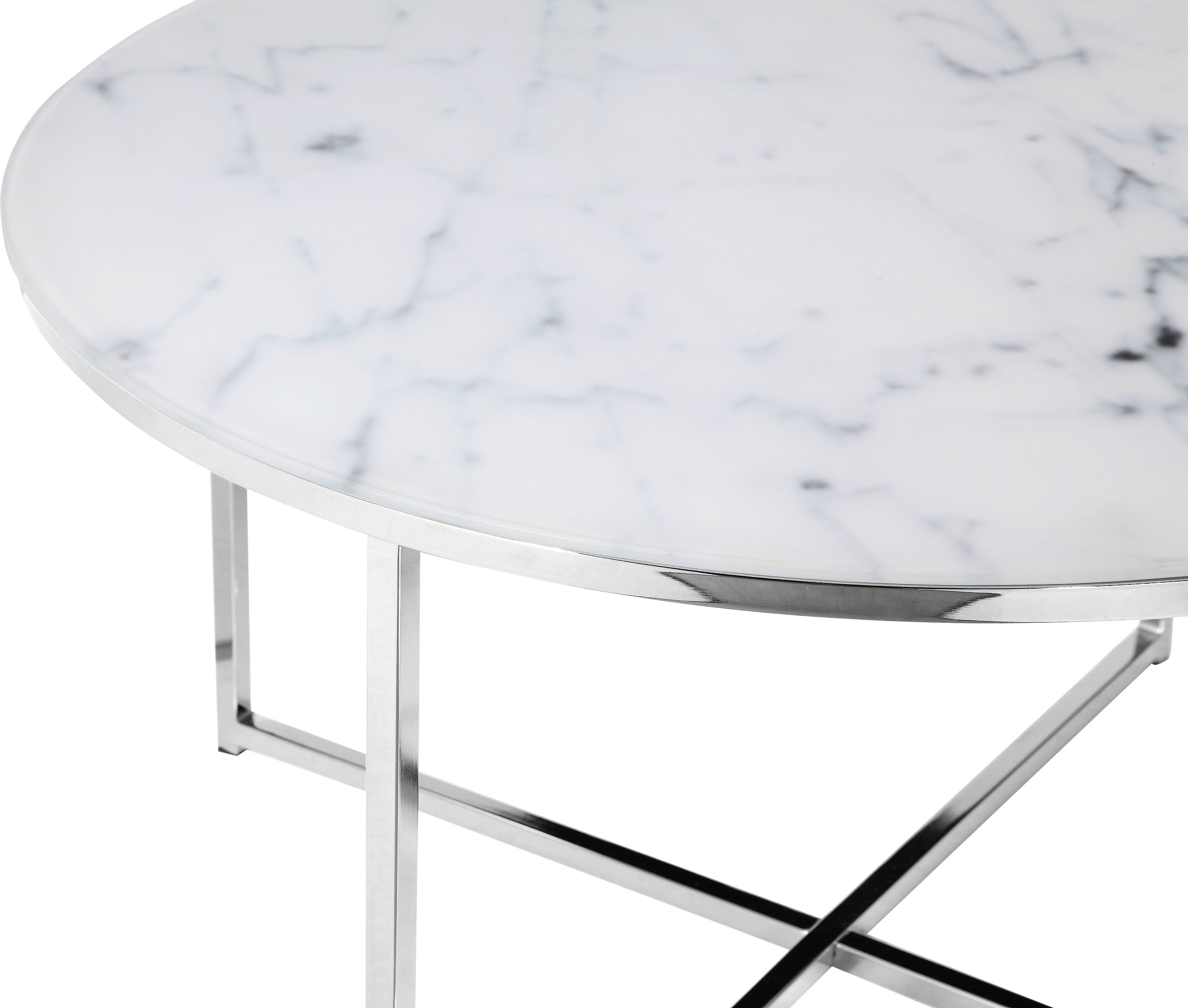 SalesFever Salontafel Tafelblad in marmerlook