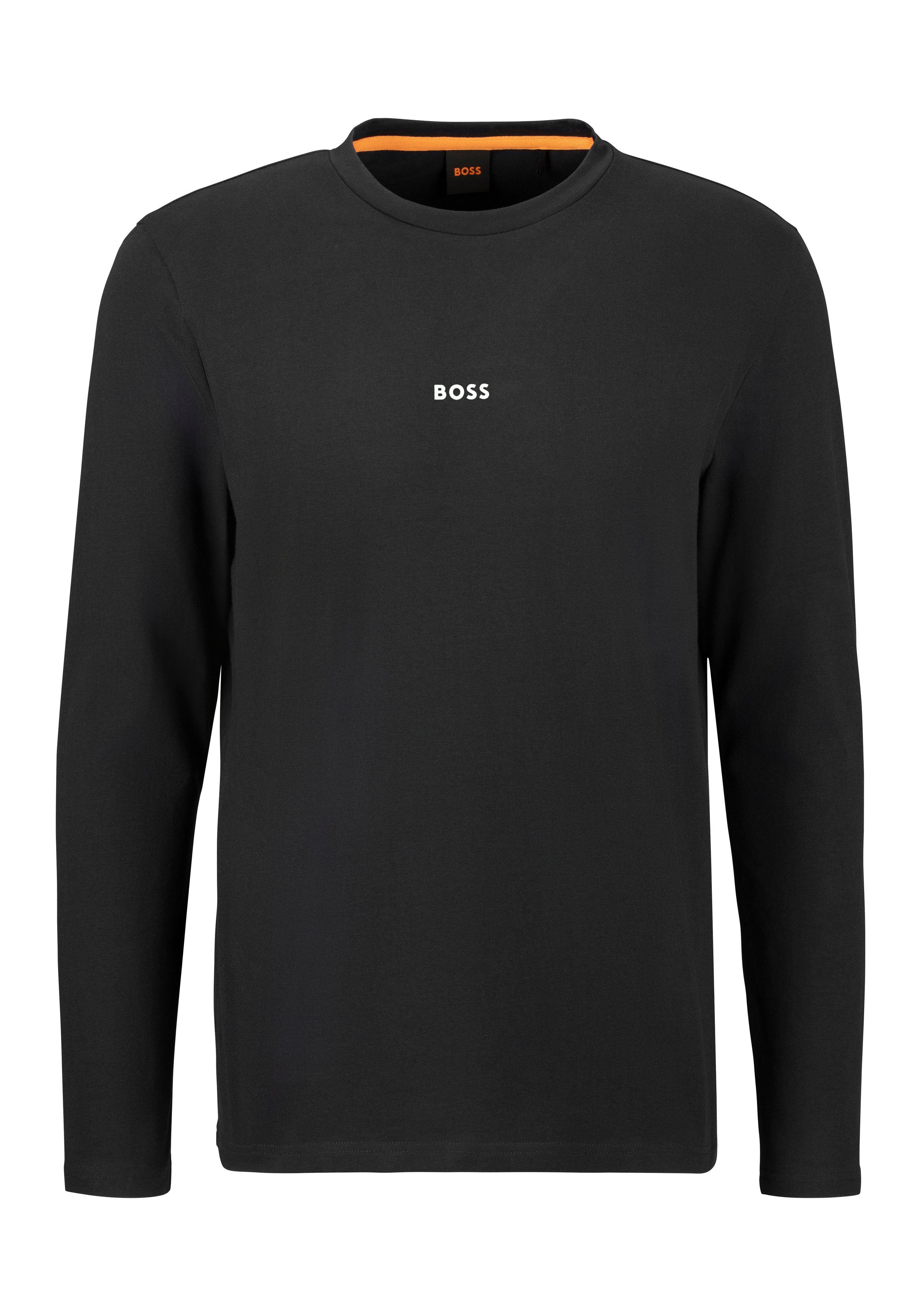 Boss Orange Shirt met lange mouwen TChark met logo-opschrift