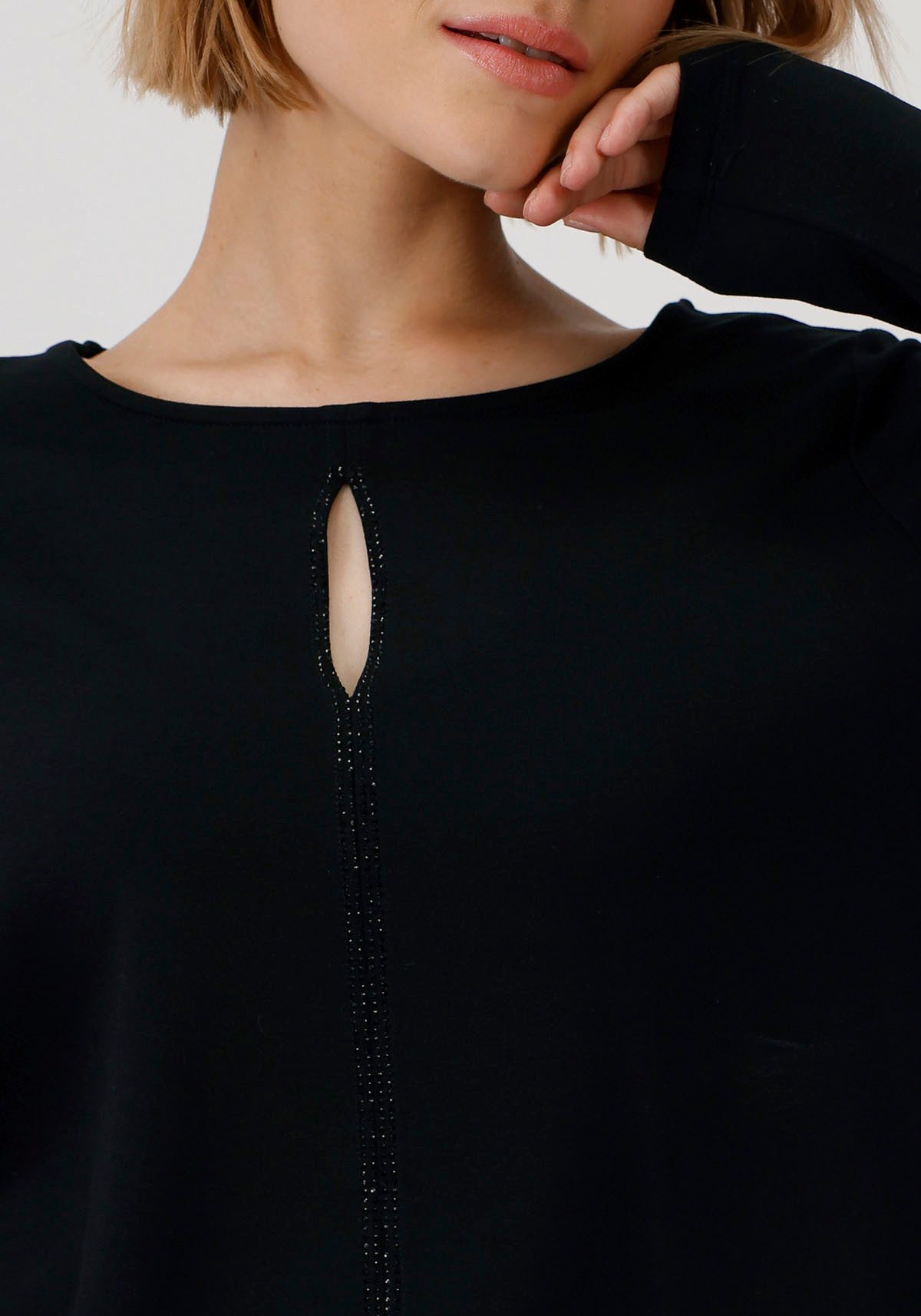 Monari Shirt met ronde hals Shirt sieraad
