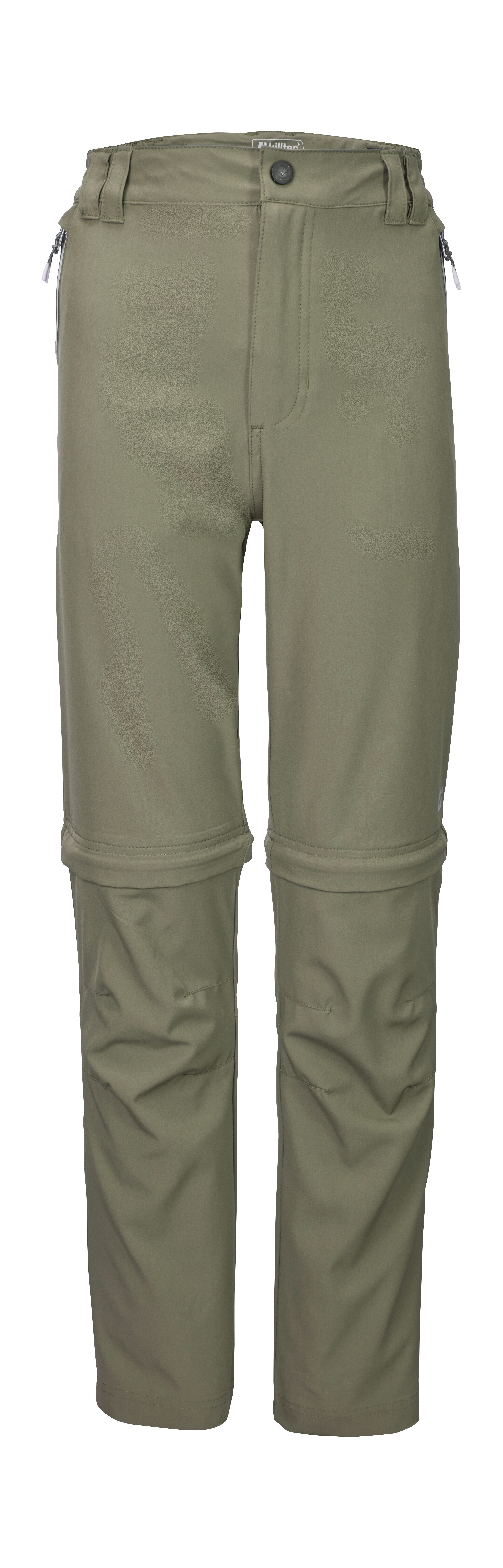 Killtec Zip-off-broek KOS 338 BYS PNTS Jongens outdoorbroek met afritsbare benen, elastische band jongens outdoorbroeken maat 152 groen