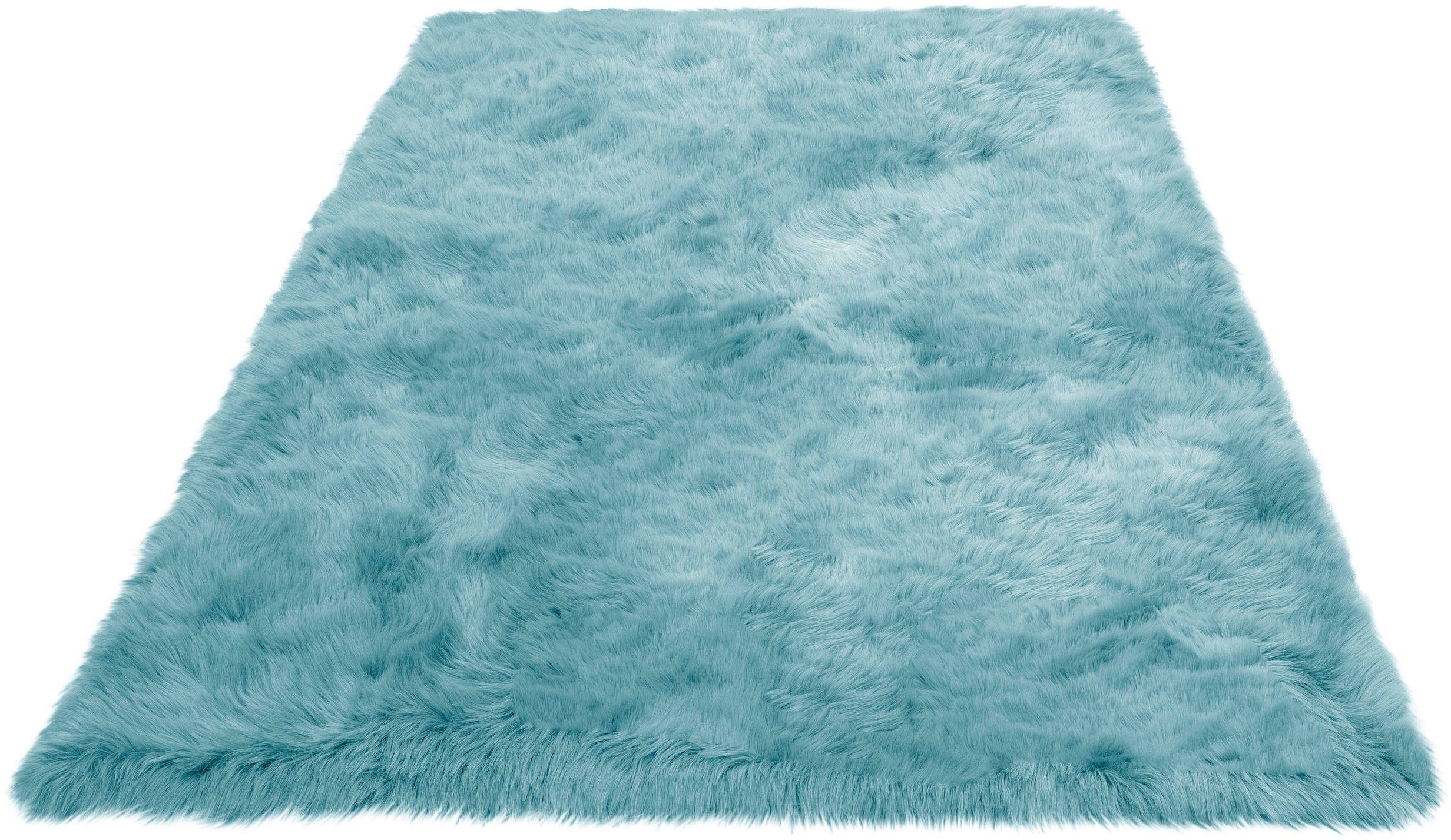 my home Hoogpolig vloerkleed Valeria schapenvacht tapijt knuffelig Imitatiebont, zachte vloerkleden, woonkamer, slaapkamer, eetkamer