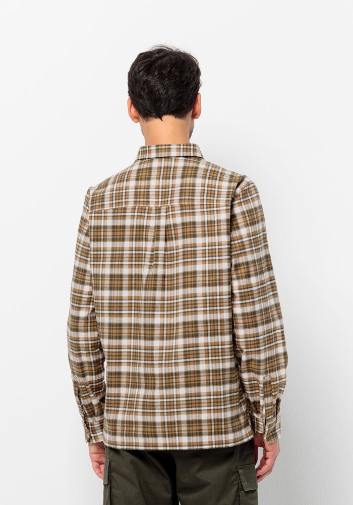 Jack Wolfskin Flanellen overhemd BERGWEG SHIRT M