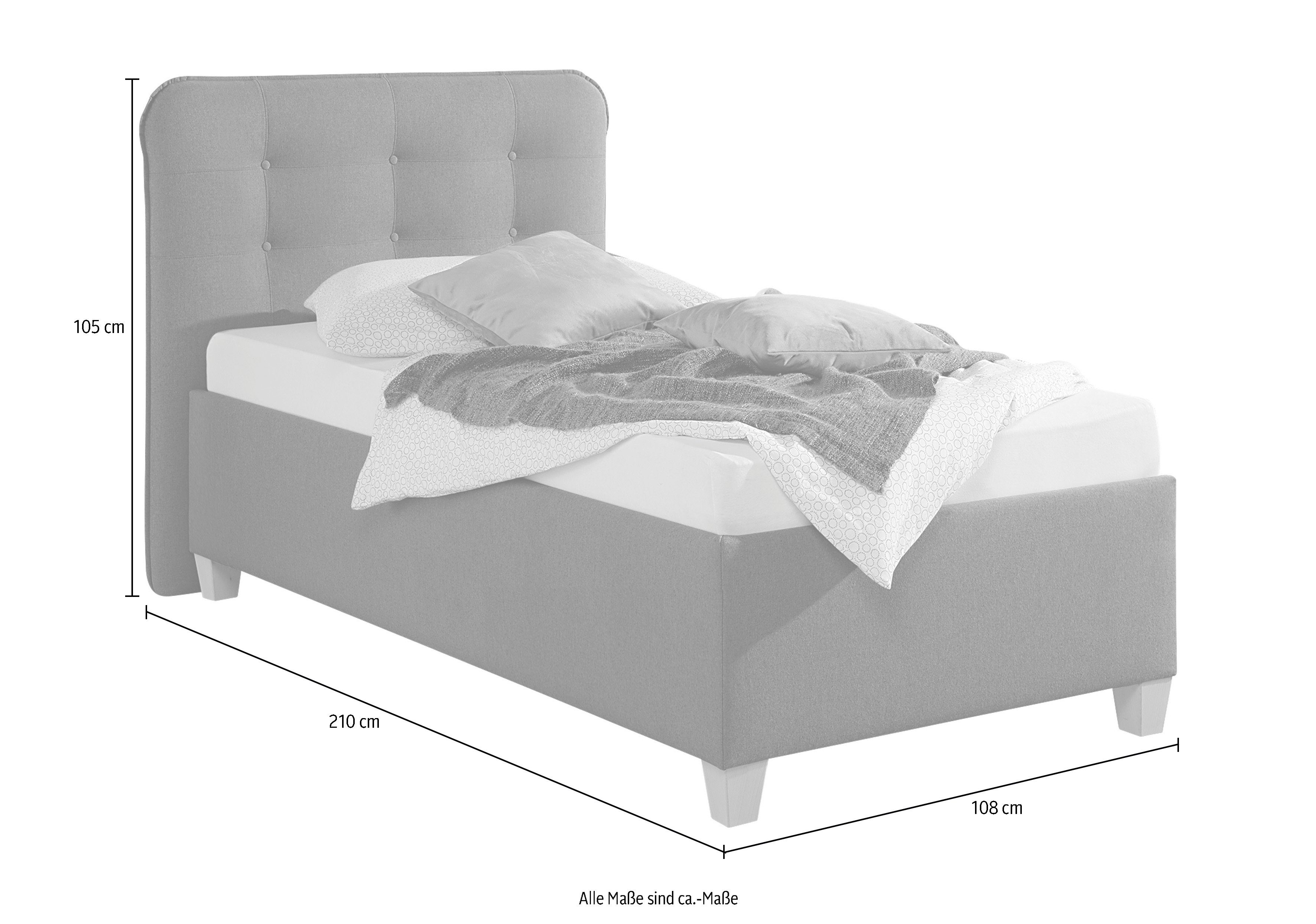 Maintal Gestoffeerd bed inclusief bedkist
