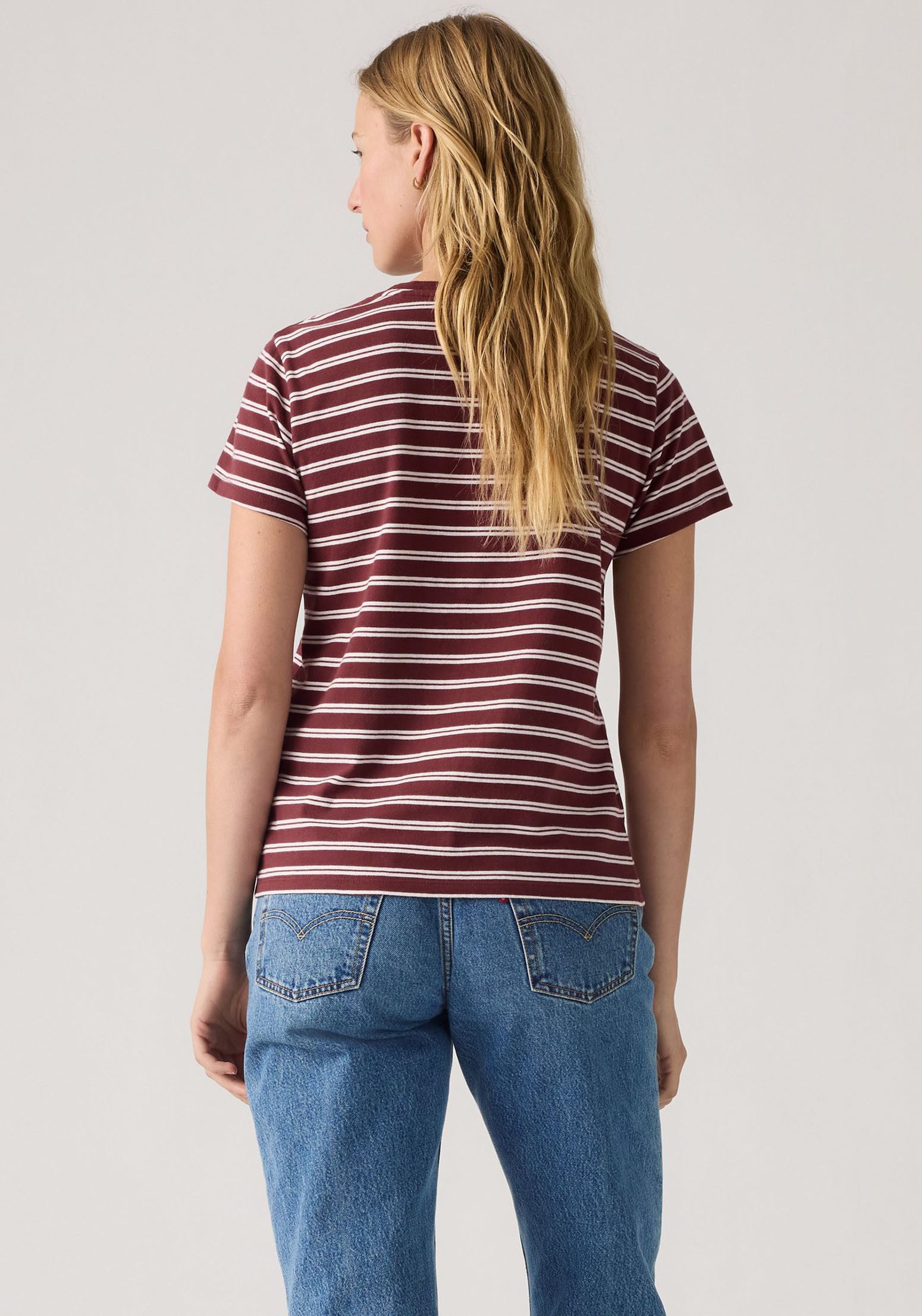 Levi's® T-shirt The Perfect Tee met klein logoborduursel