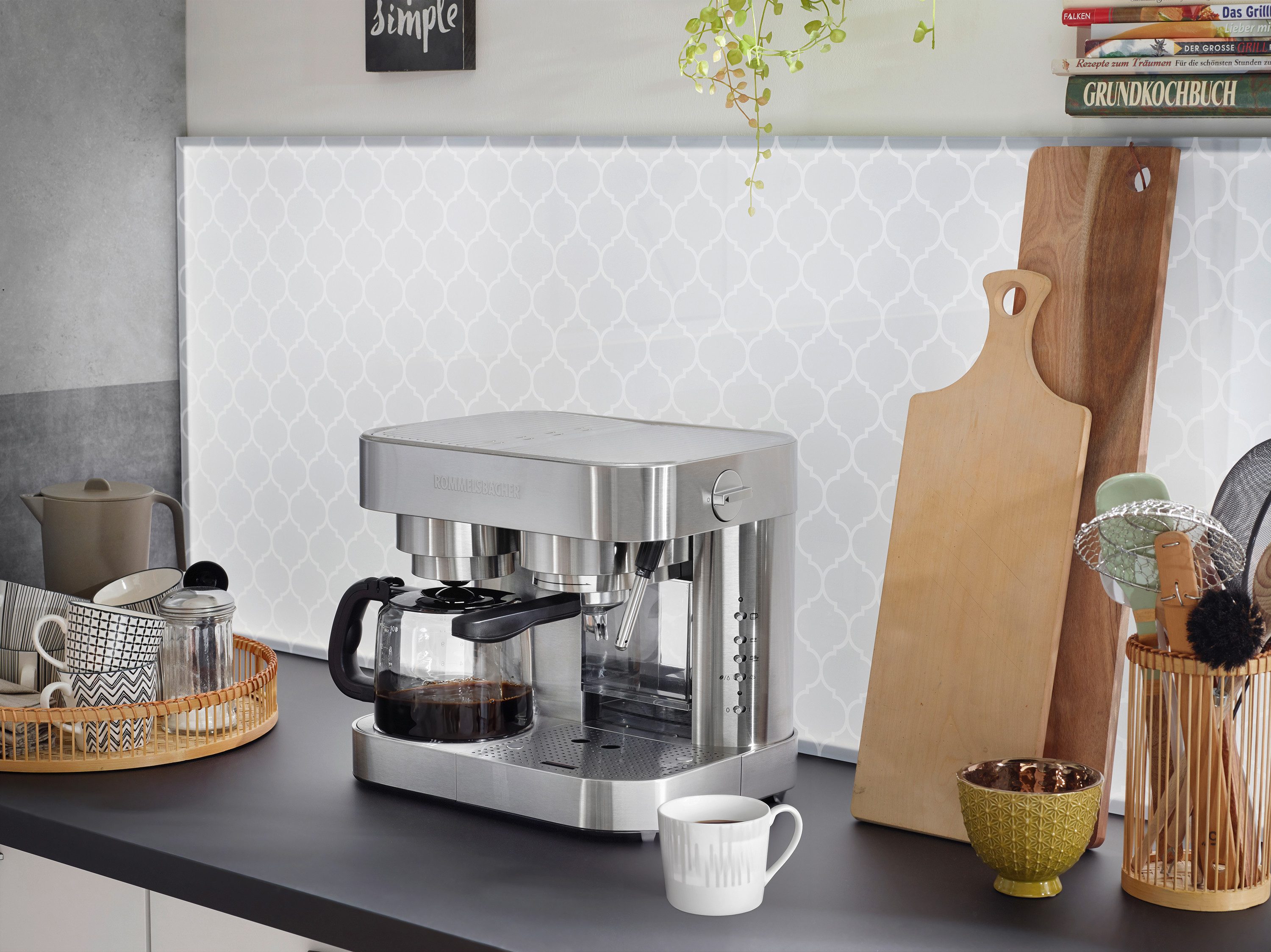 Rommelsbacher Espressomachine , Kaffeemaschine EKS 3010