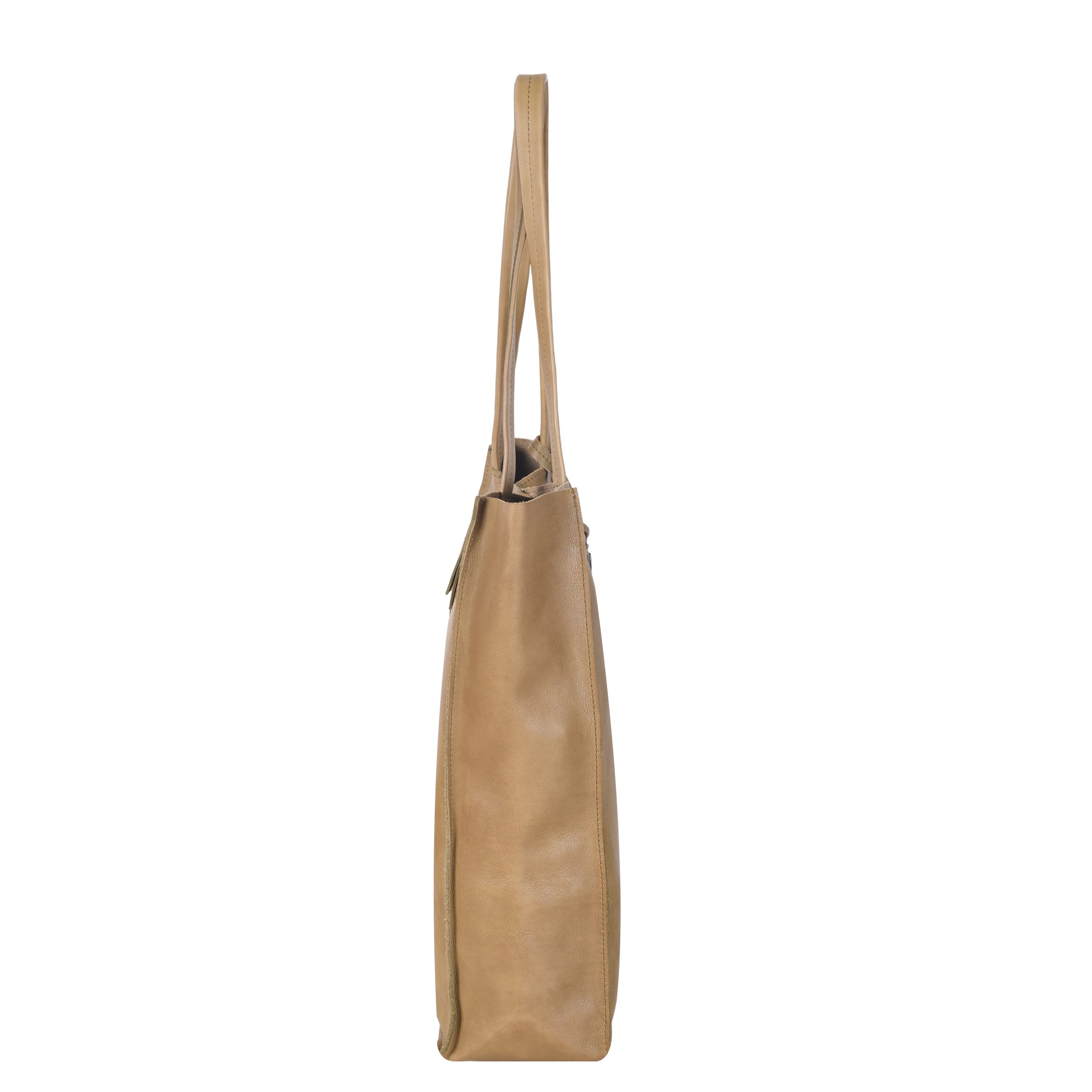 HARBOUR 2nd Shopper Elbe 1 van leer met kenmerkende merk-anker-label en sierhanger