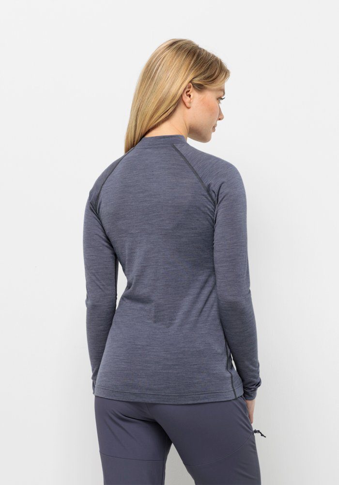 Jack Wolfskin Shirt met lange mouwen KAMMWEG L/S W