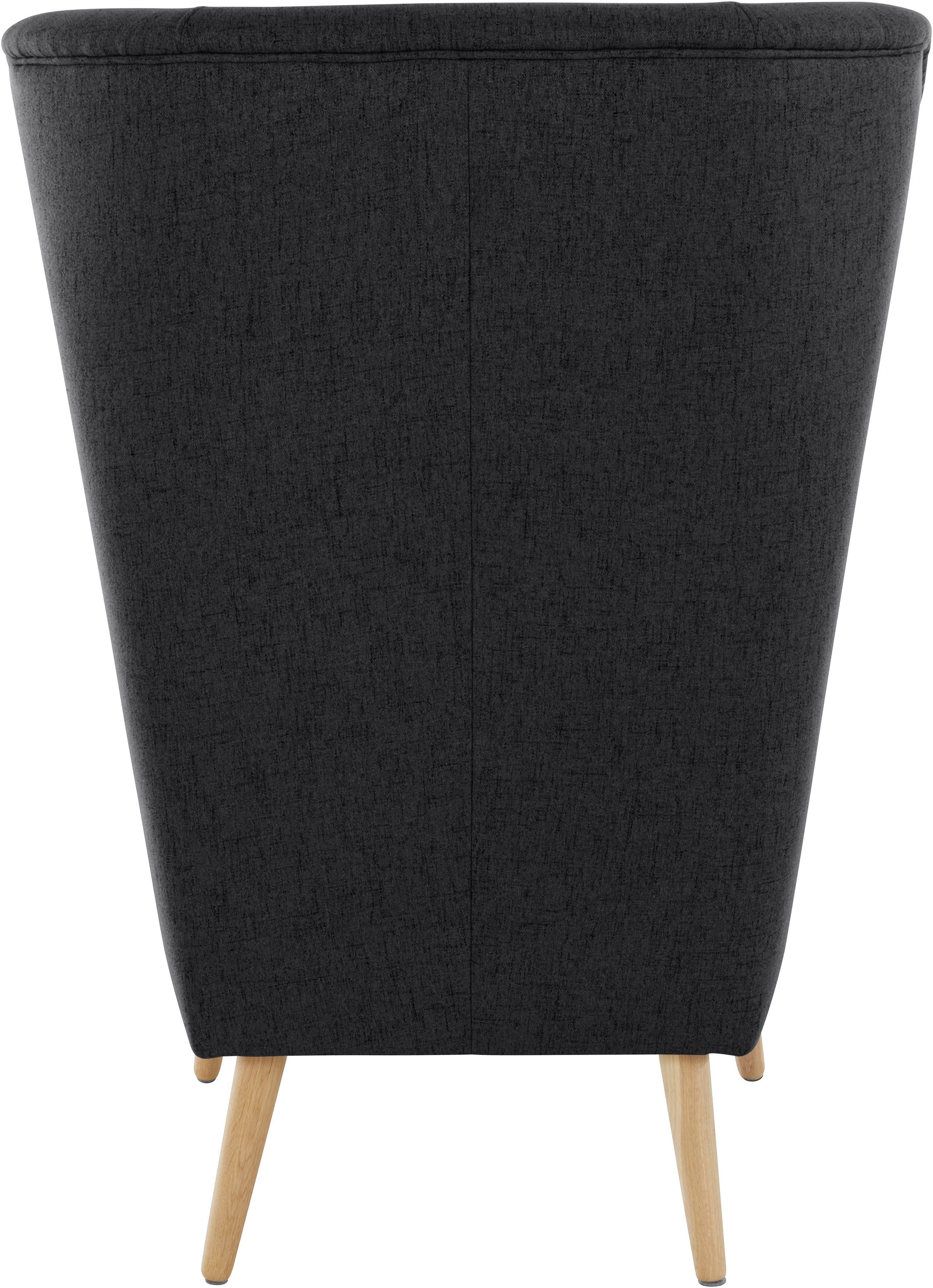 Guido Maria Kretschmer Home&Living Fauteuil Sallito, oorfauteuil, TV-stoel voor woonkamer, ook in velours cord