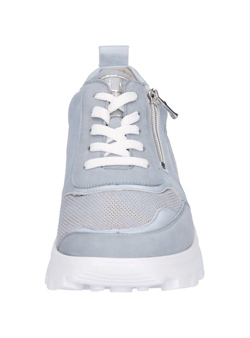 Waldläufer Plateausneakers H-AJALA , lage schoen, veterschoen, vrijetijdsschoen met contrasterende afwerkingen, breedte h