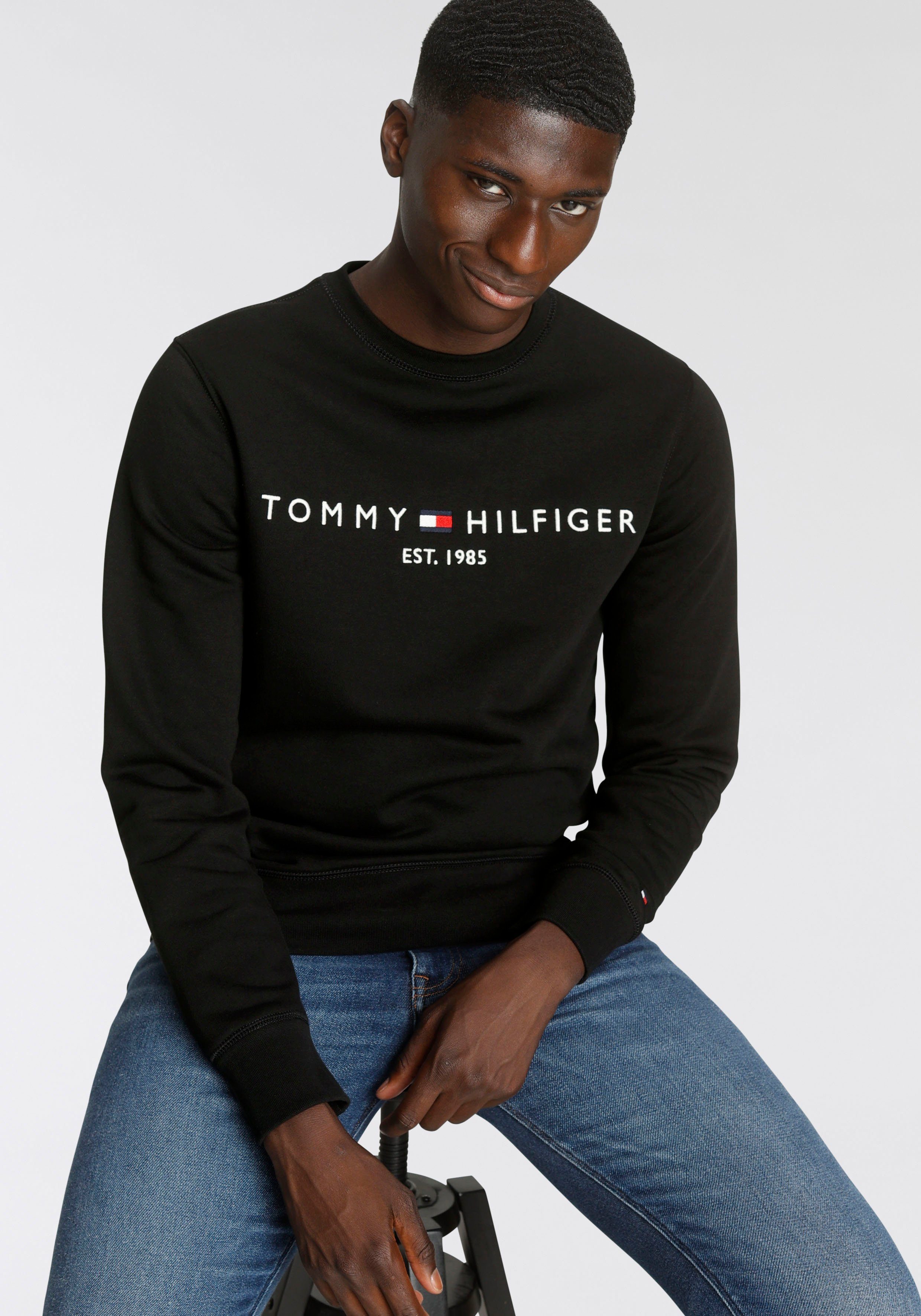 Tommy Hilfiger Sweatshirt TOMMY LOGO SWEATSHIRT met klassieke ronde hals
