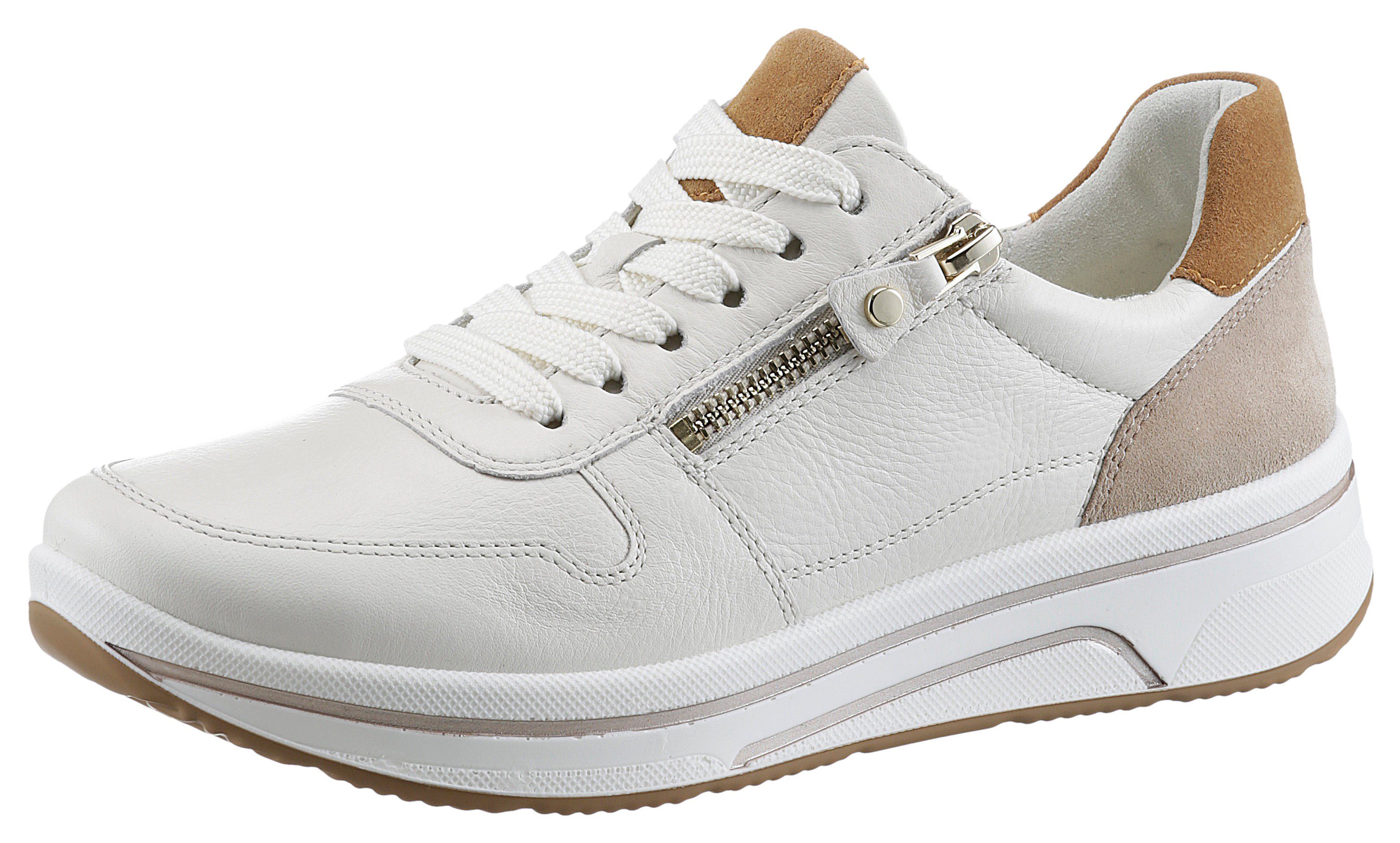 Ara Sneakers Sapporo in comfortbreedte h = zeer breed, vrijetijdsschoen, halfschoen, veterschoen