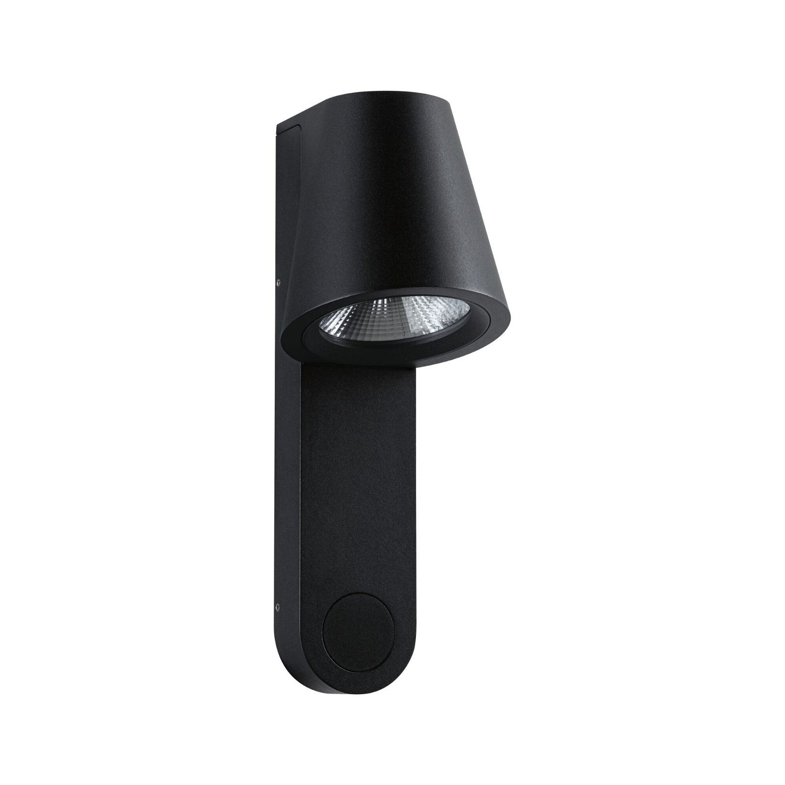 Paulmann Led-wandlamp voor buiten IP44 105x127mm 3000K 9W 700lm 230V 65° Antraciet Aluminium (1 stuk)