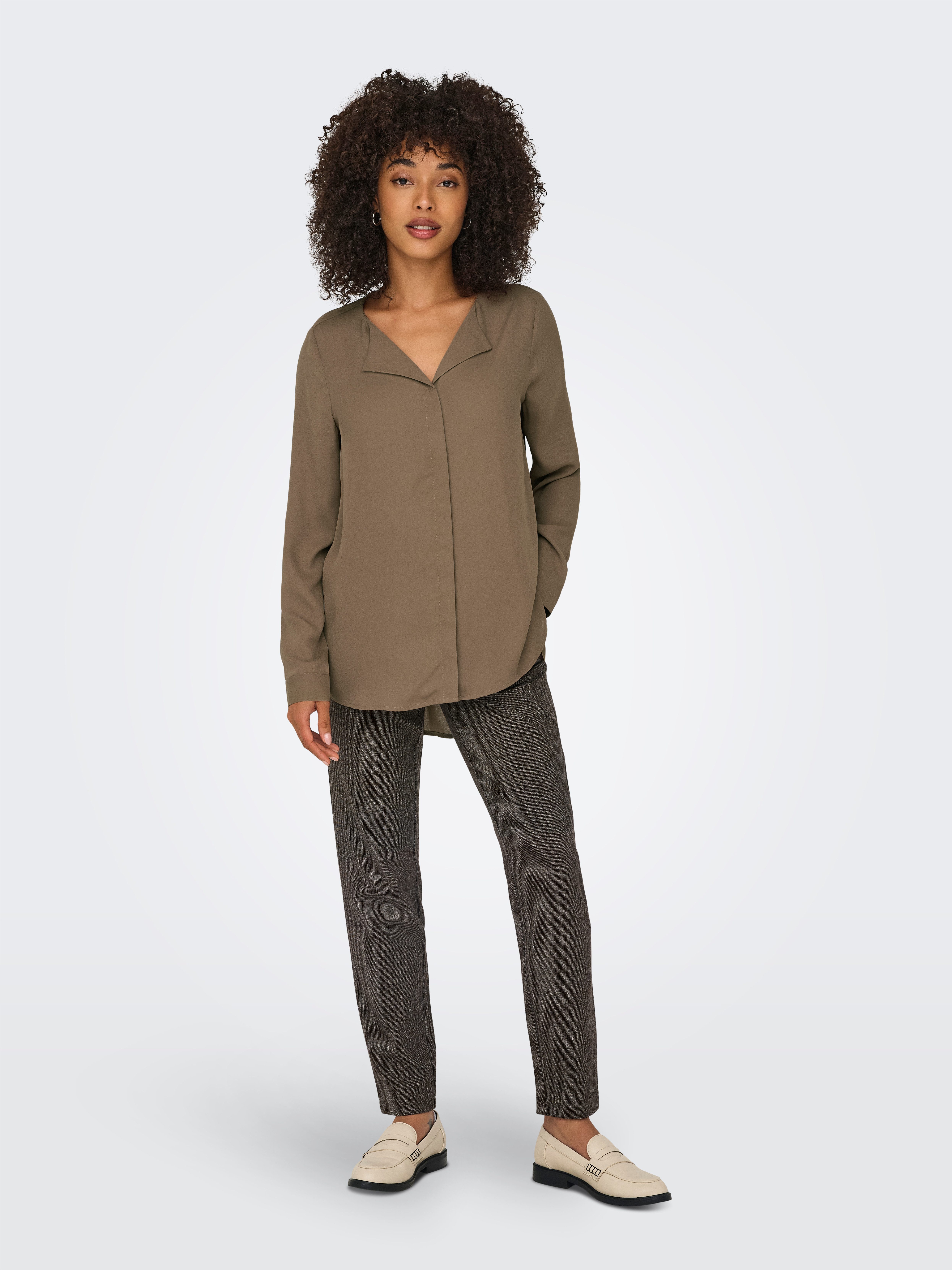 Only Shirtblouse ONLTIANA LIFE L/S LOOSE SHIRT NOOS PTM