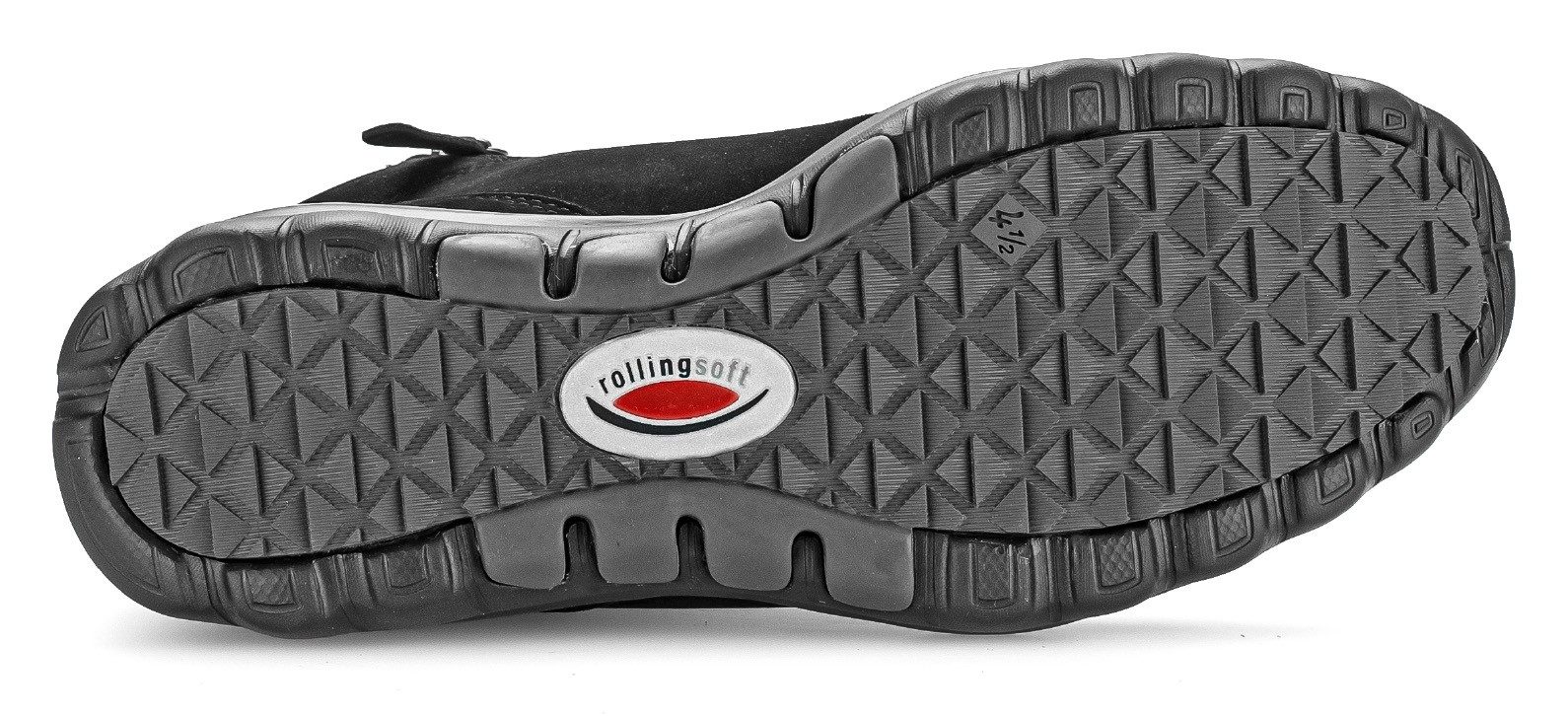 Gabor Rollingsoft Hoge veterschoenen met geprofileerde rubberzool