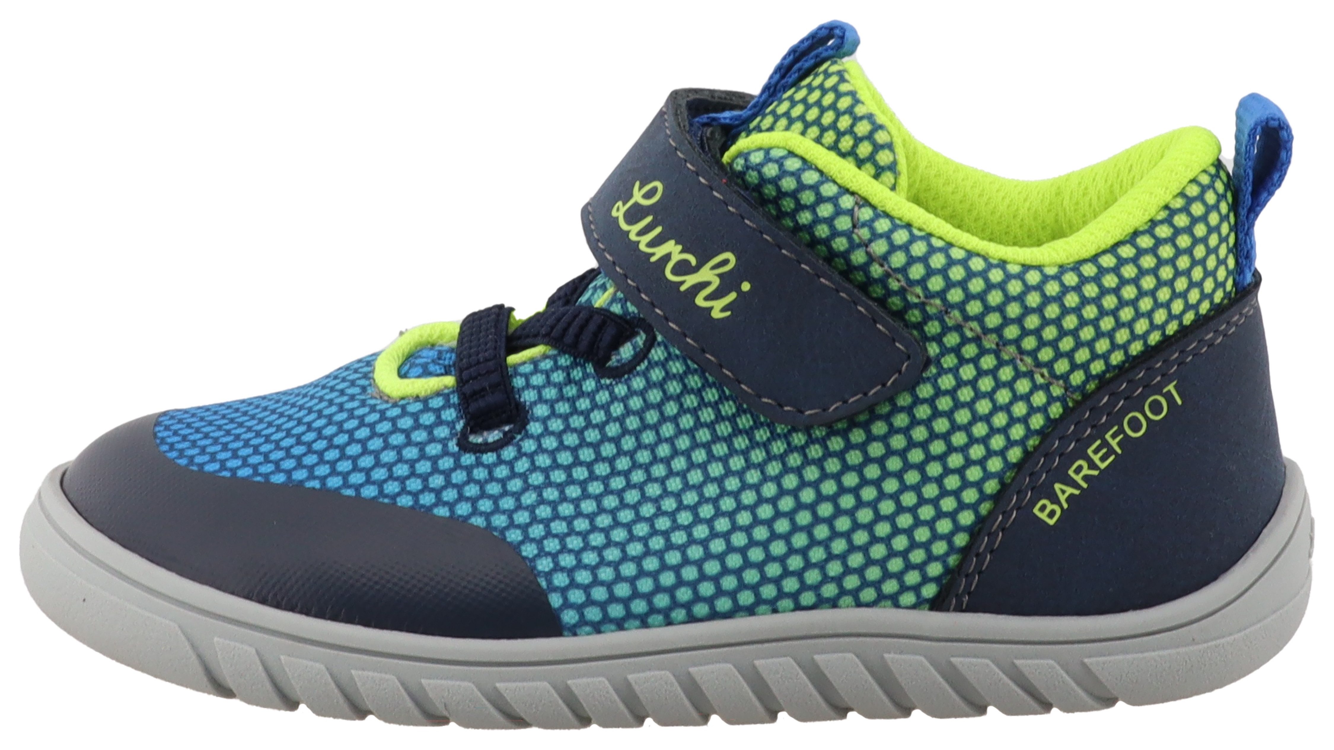 Lurchi Barefootschoenen Baran, Barefoot , slippers, met kleurverloop, maatsjabloon om te downloaden