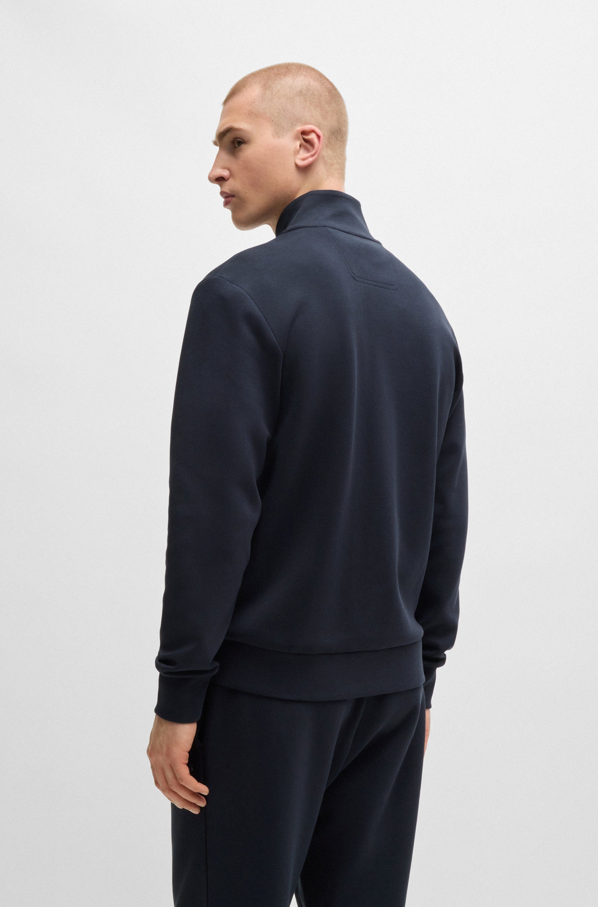 BOSS GREEN Sweatvest Skaz met druk
