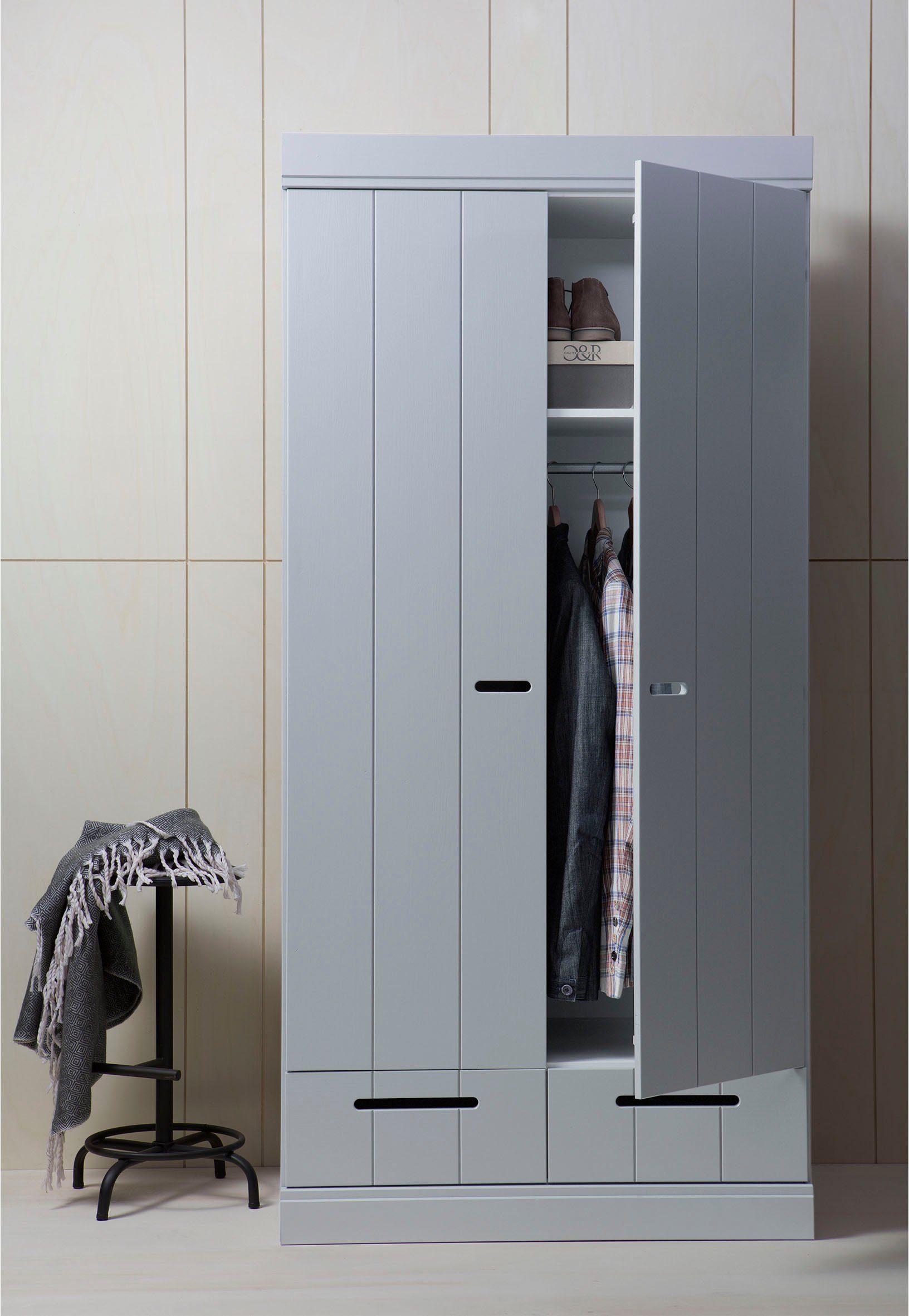 WOOOD Kledingkast Connect met kledingstang, breedte 94 cm x hoogte 195 cm