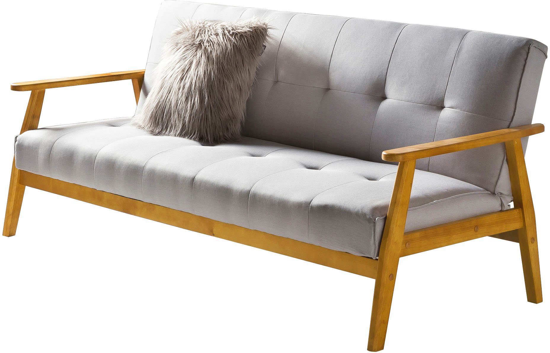 SalesFever Slaapbank Skagen, Sofa, 3-Sitzer Met 60° relax- en slaapfunctie
