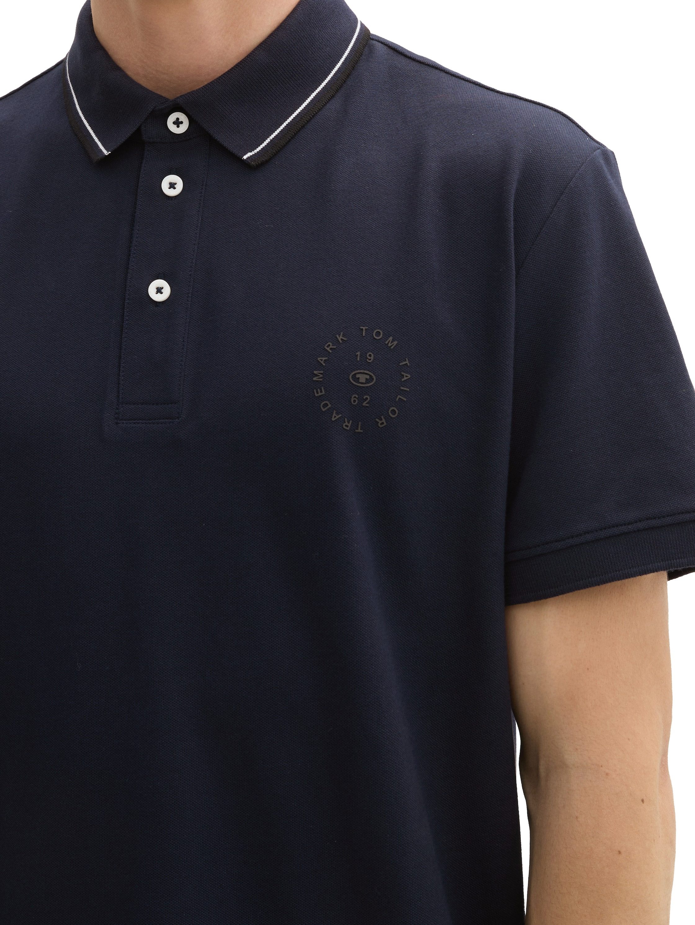 Tom Tailor Poloshirt met logoprint