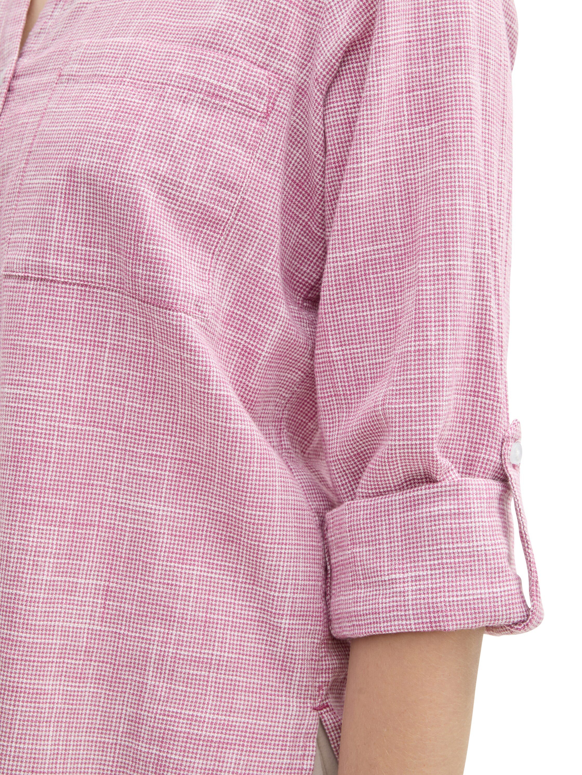 Tom Tailor Blouse met lange mouwen met borstzak