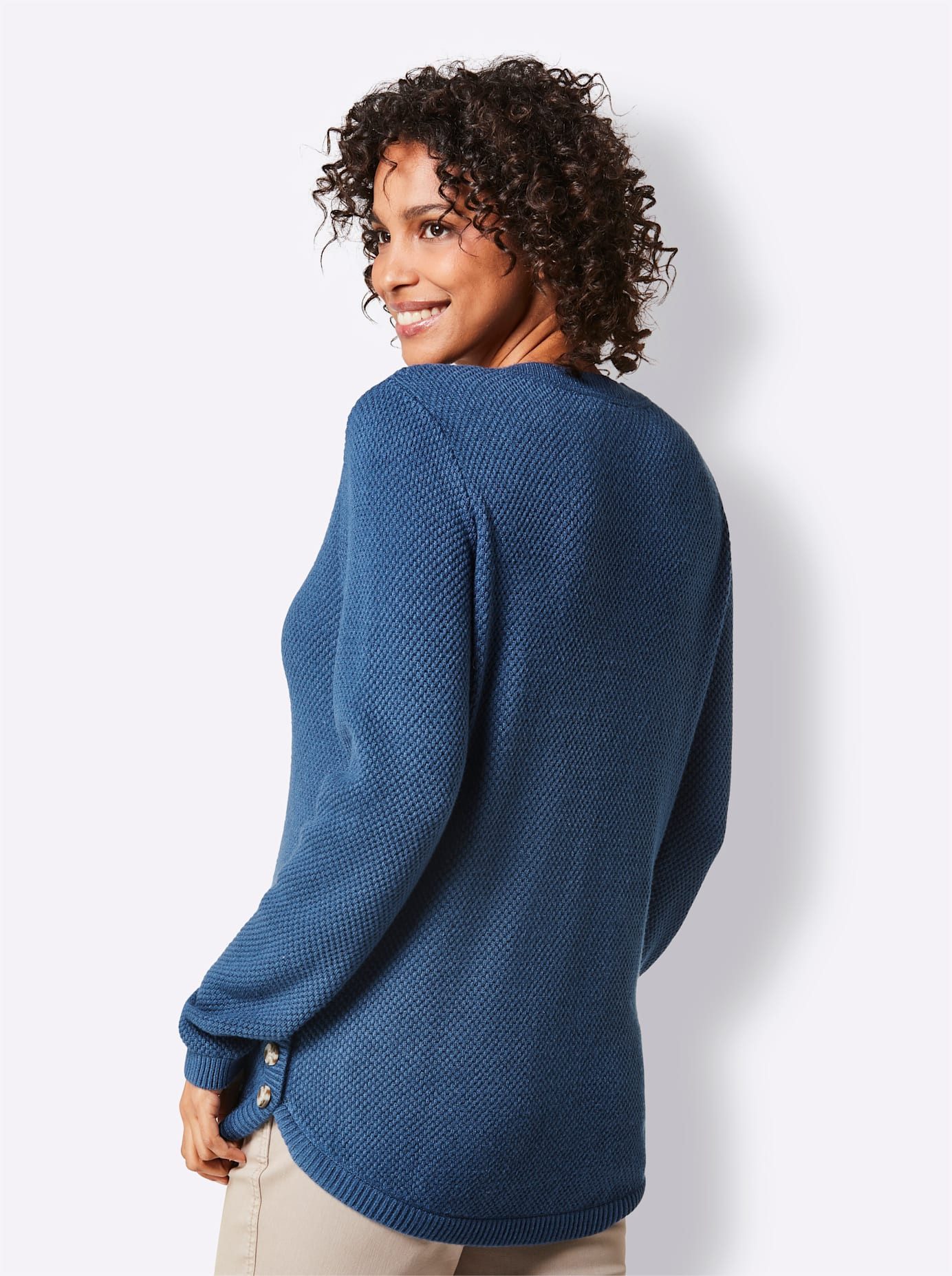 CREATION L PREMIUM Gebreide Trui van viscose lyocell