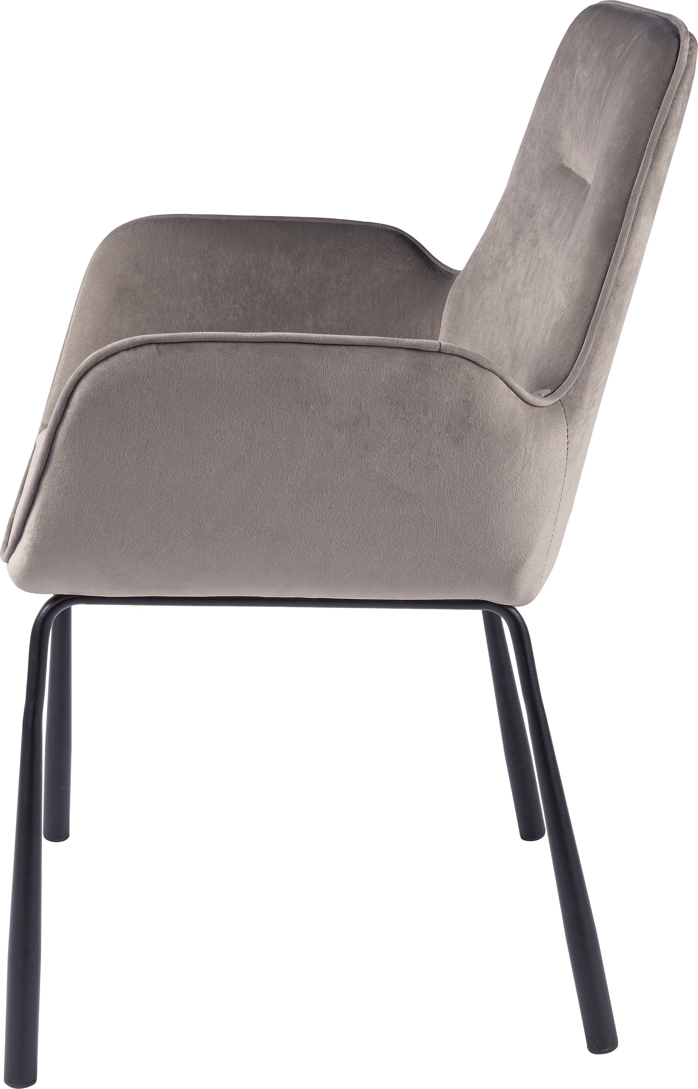 Kayoom Stoel Eliot 125, retro-stoel, elegant ontwerp in eenvoudige uitvoering (1 stuk)