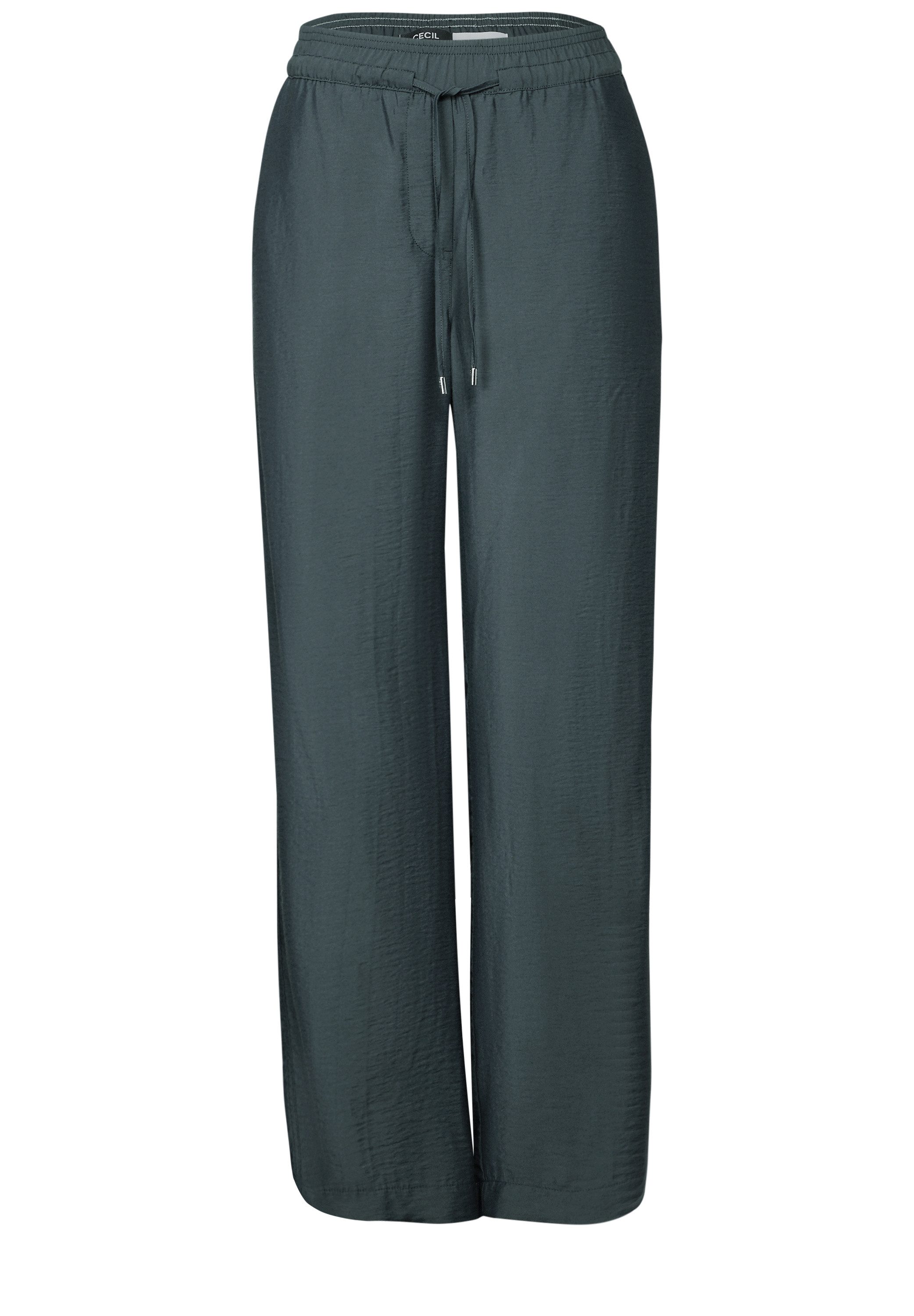 Cecil Stoffen broek Style Neele elastische band met rijgkoord