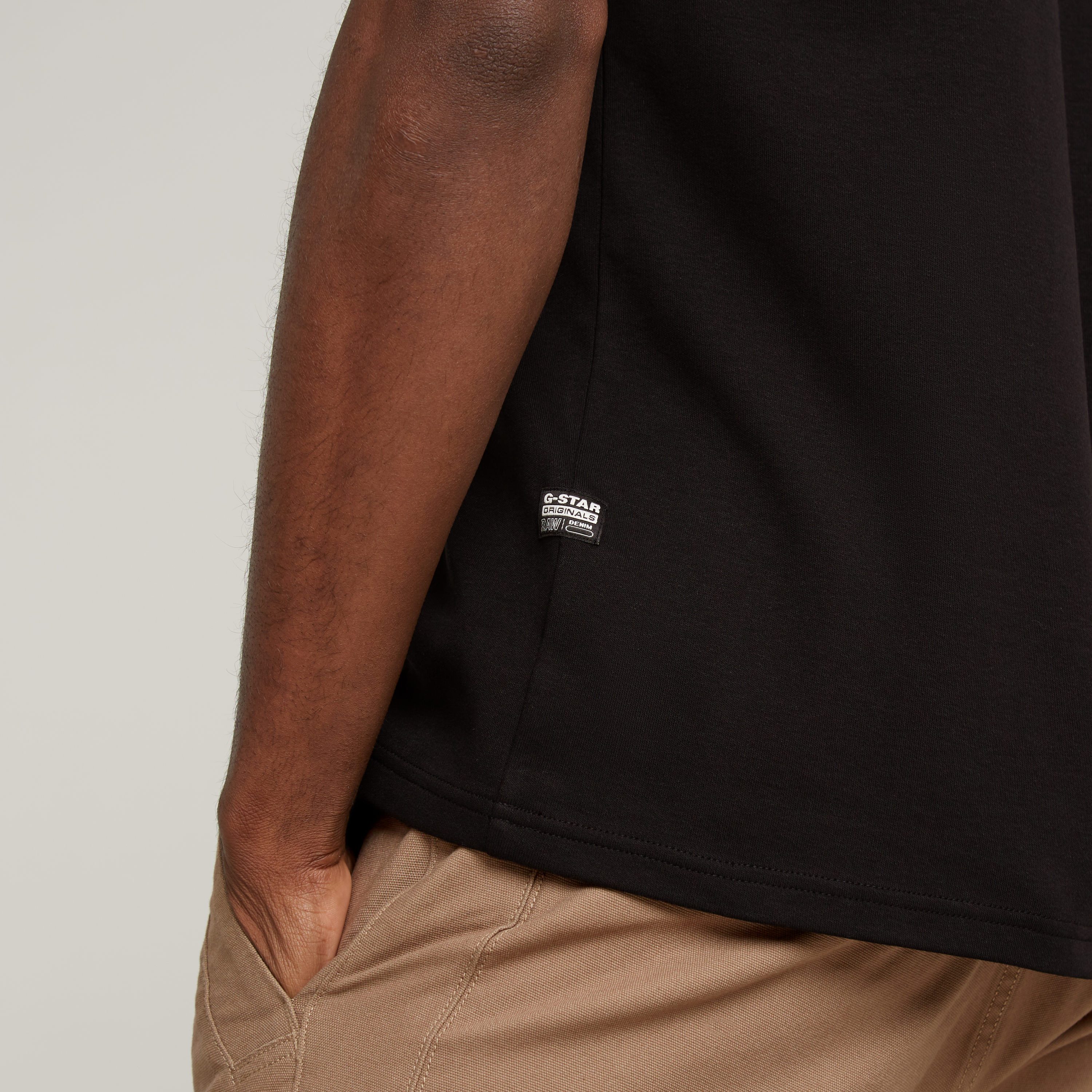 G-Star RAW Shirt met print Stacked Old Skool Logo R