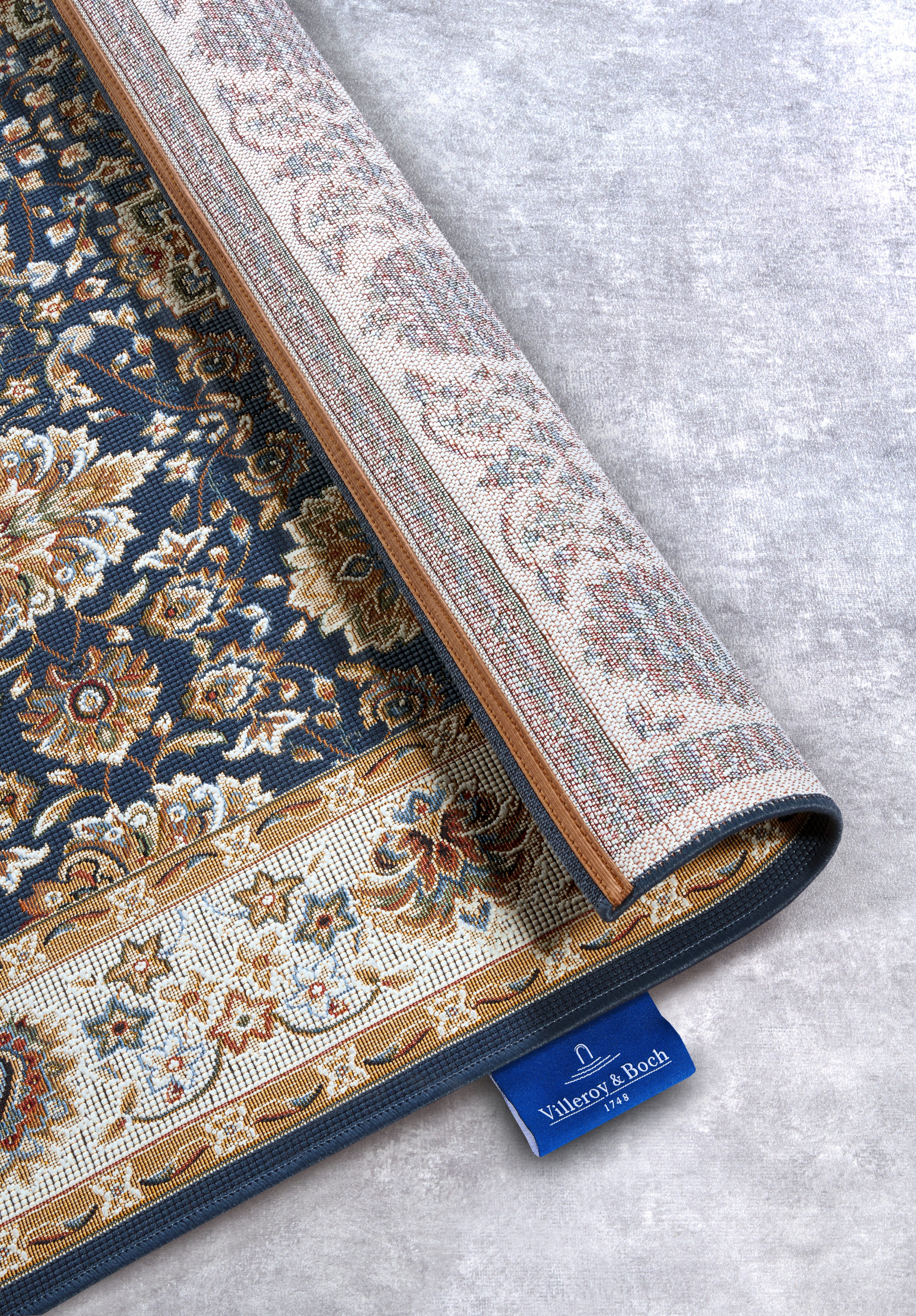 Villeroy & Boch Vloerkleed Nicolas Binnen en buiten, plat weefsel, weerbestendig, balkon, klassiek, terras