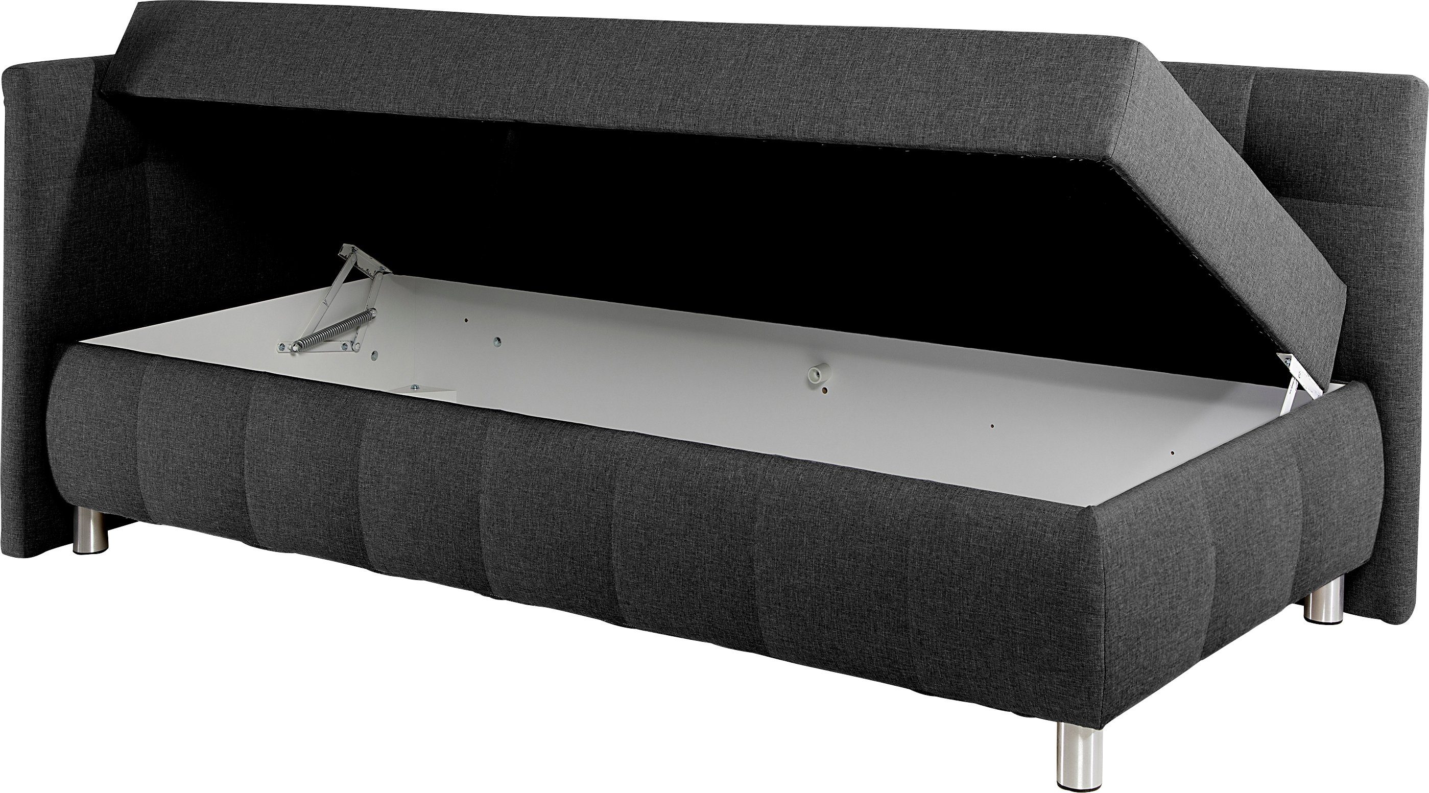Maintal Bed Malea met bedkist, in 3 breedten, binnenvering- of bonell-matras ter keuze