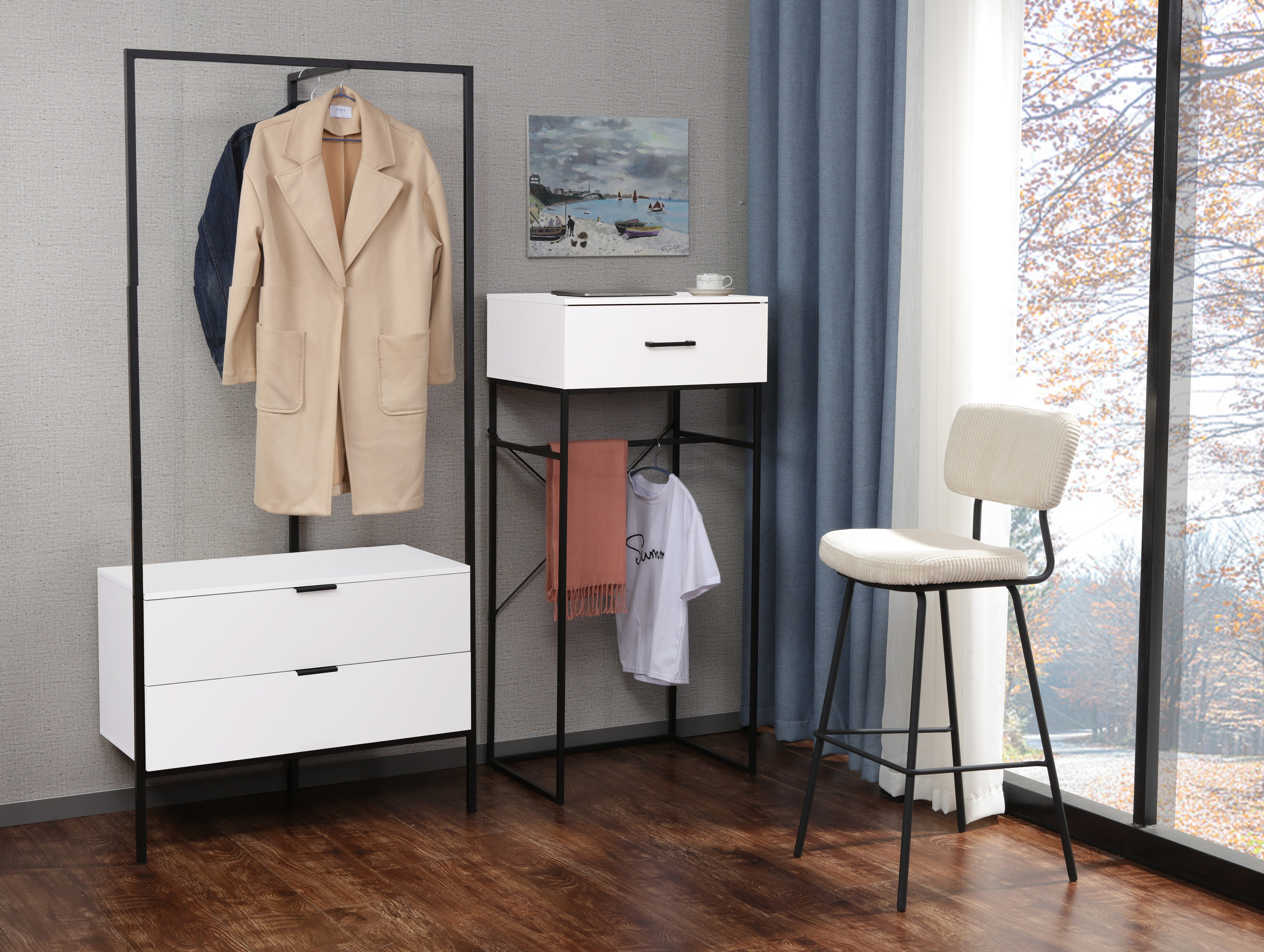 INOSIGN Bijzettafel Sterling Console tafel met lade en geïntegreerde ophangbeugel - 60/48/132 cm (1 stuk)