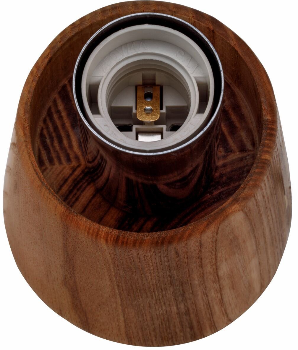 Pauleen Tafellamp Mystical Gleam E27, max. 20W E27, rookglas/hout, 230V