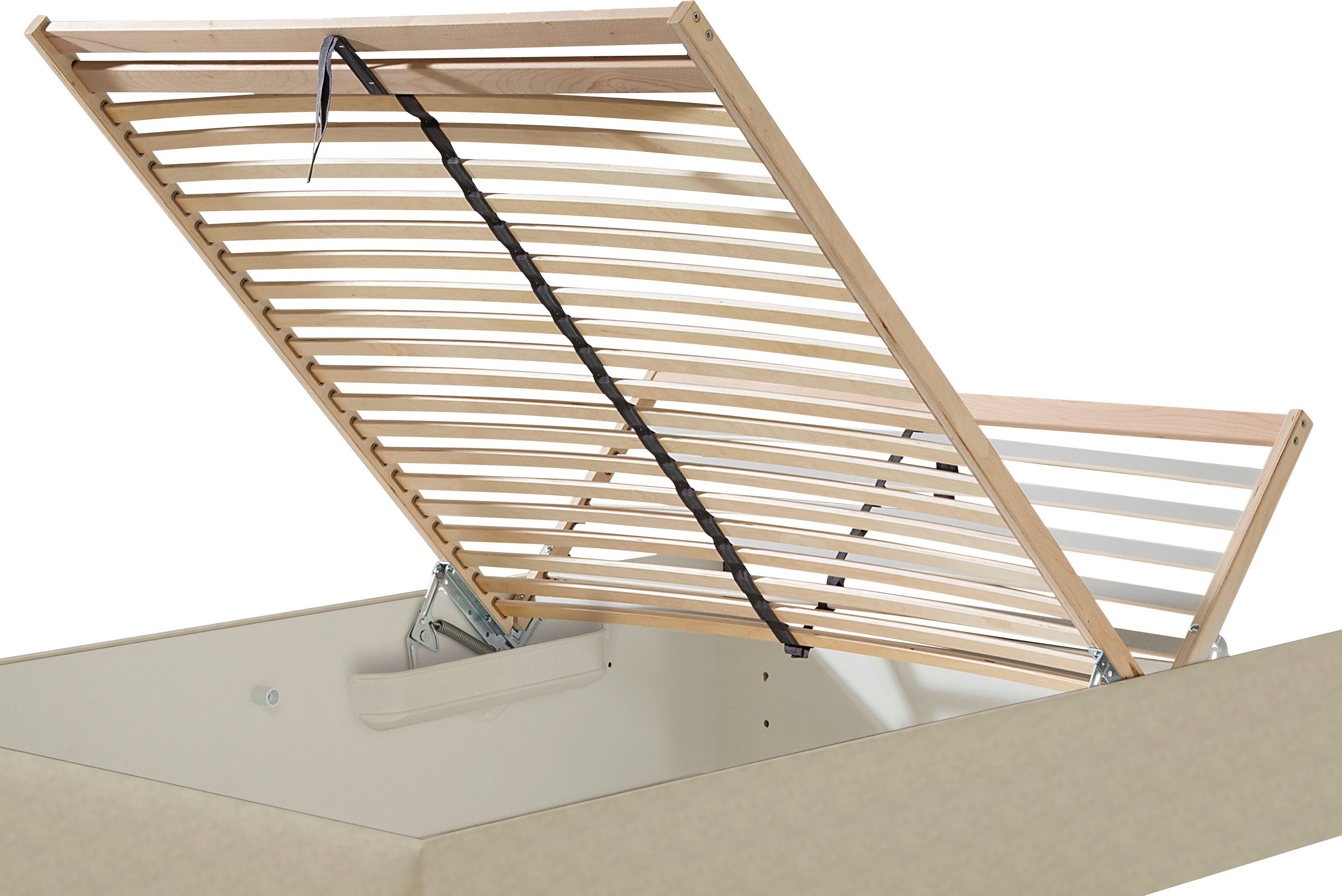 Maintal Gestoffeerd bed Madane naar keuze met matras in de hardheden h2, h3 of h4