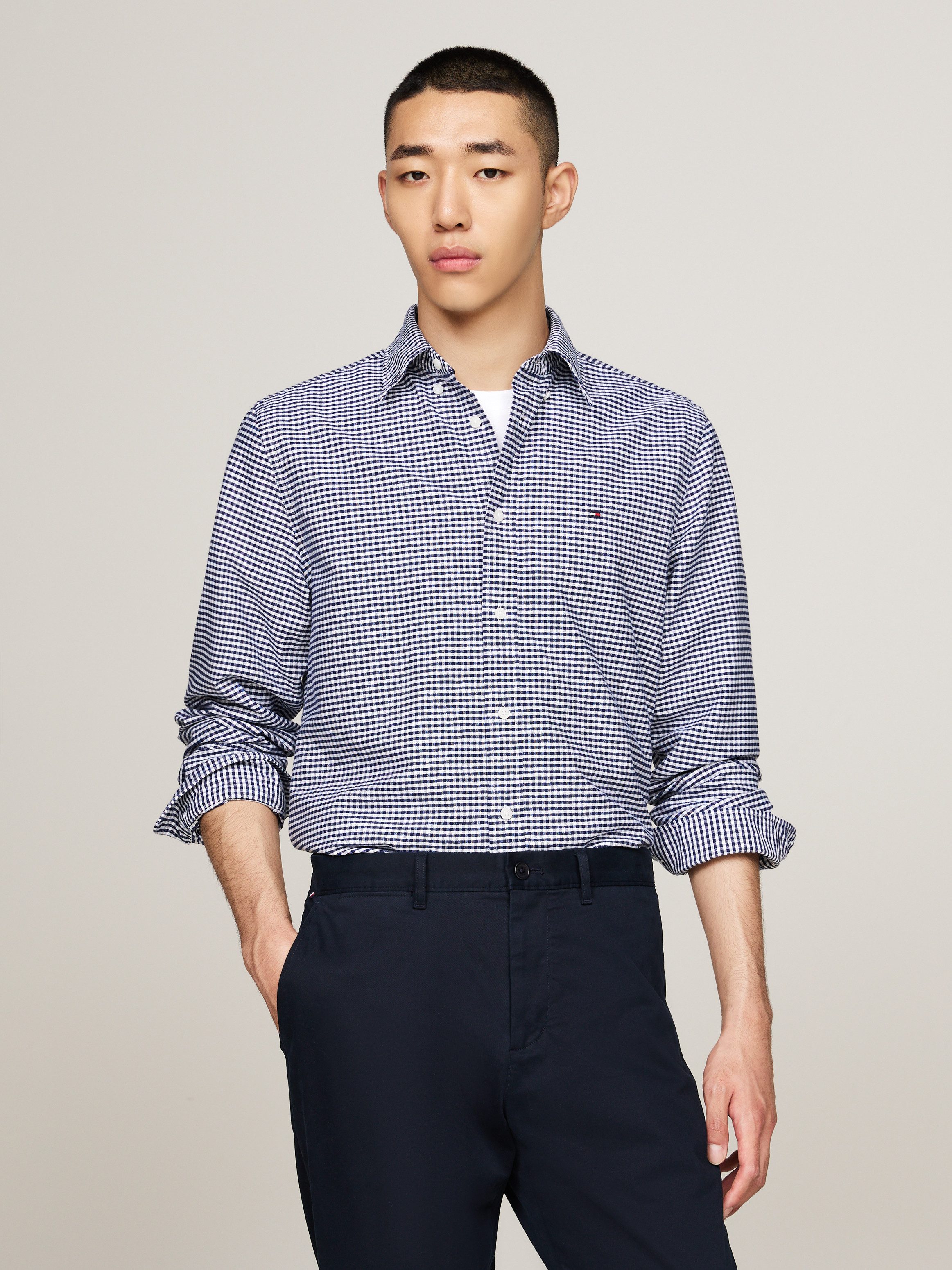Tommy Hilfiger Overhemd met lange mouwen HERITAGE OXFORD GINGHAM RF SHIRT