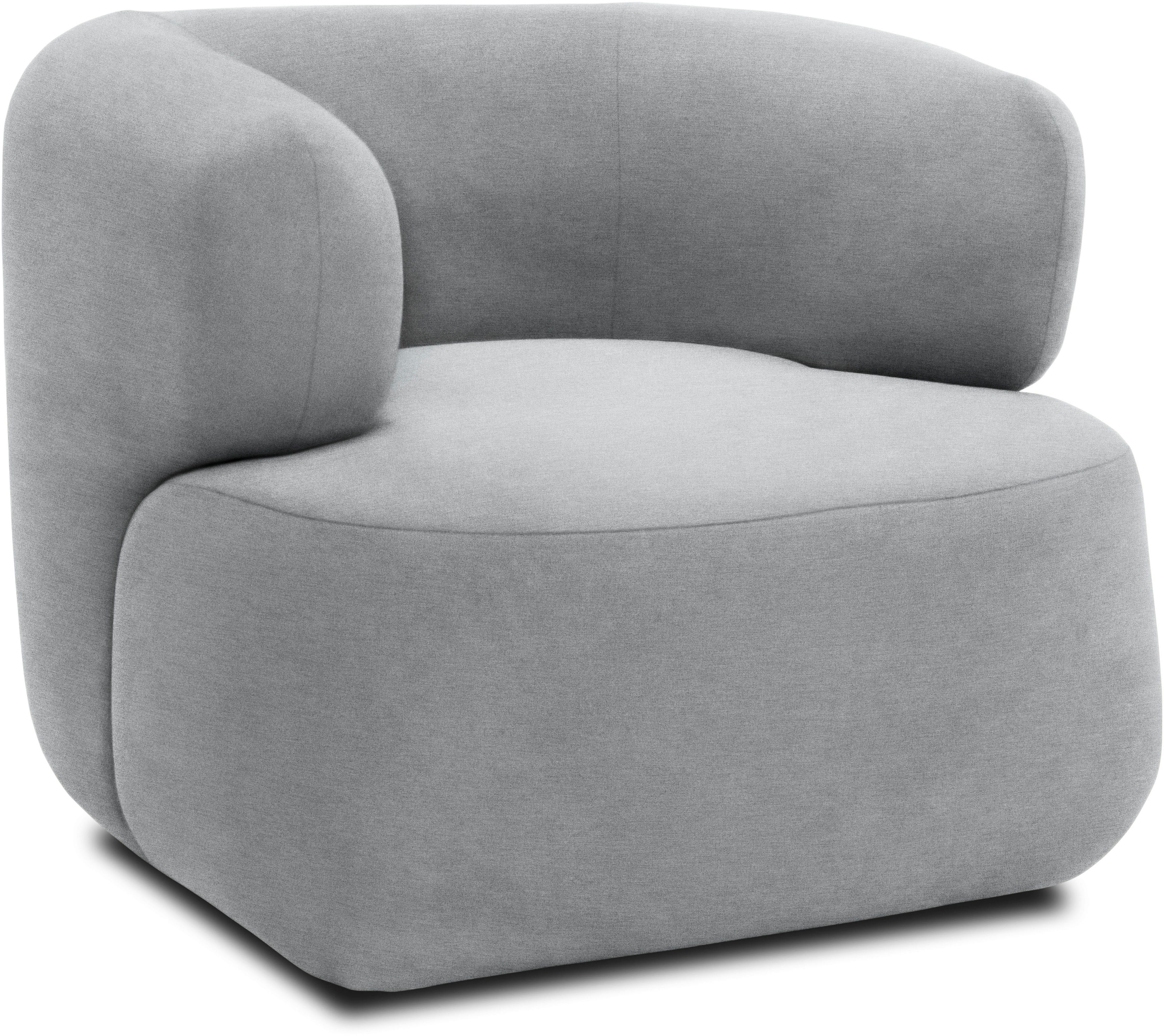 DOMO collection Fauteuil 800012 ontwerpstoel, comfortabel en elegant, organische vormtaal