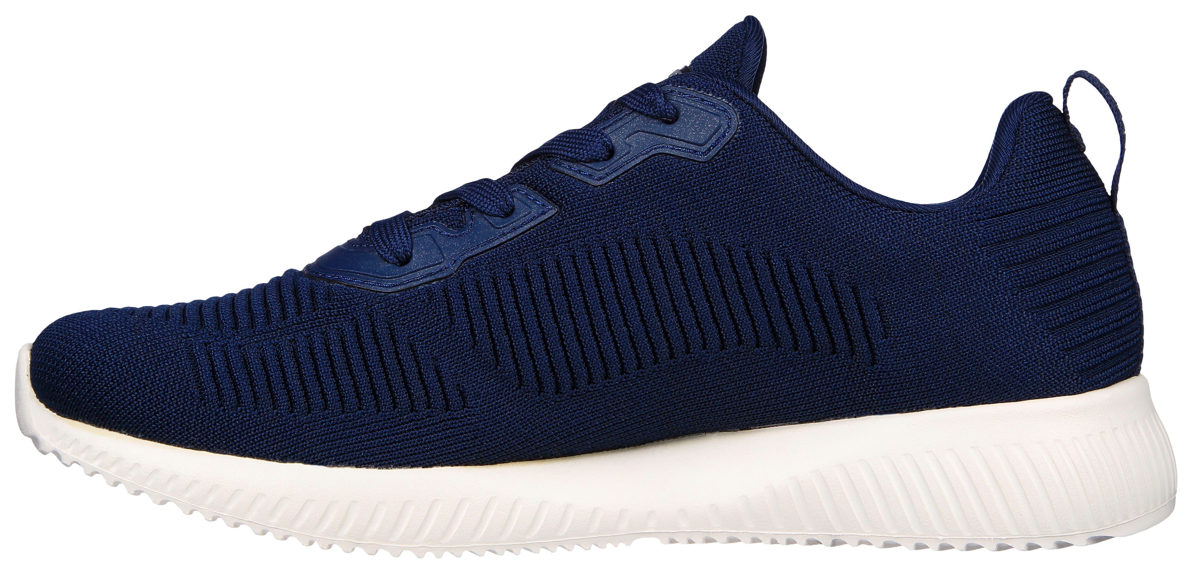 Skechers Sneakers BOBS SQUAD - TOUGH TALK Veterschoen, vrijetijdsschoen, trainingsschoen in brei-look