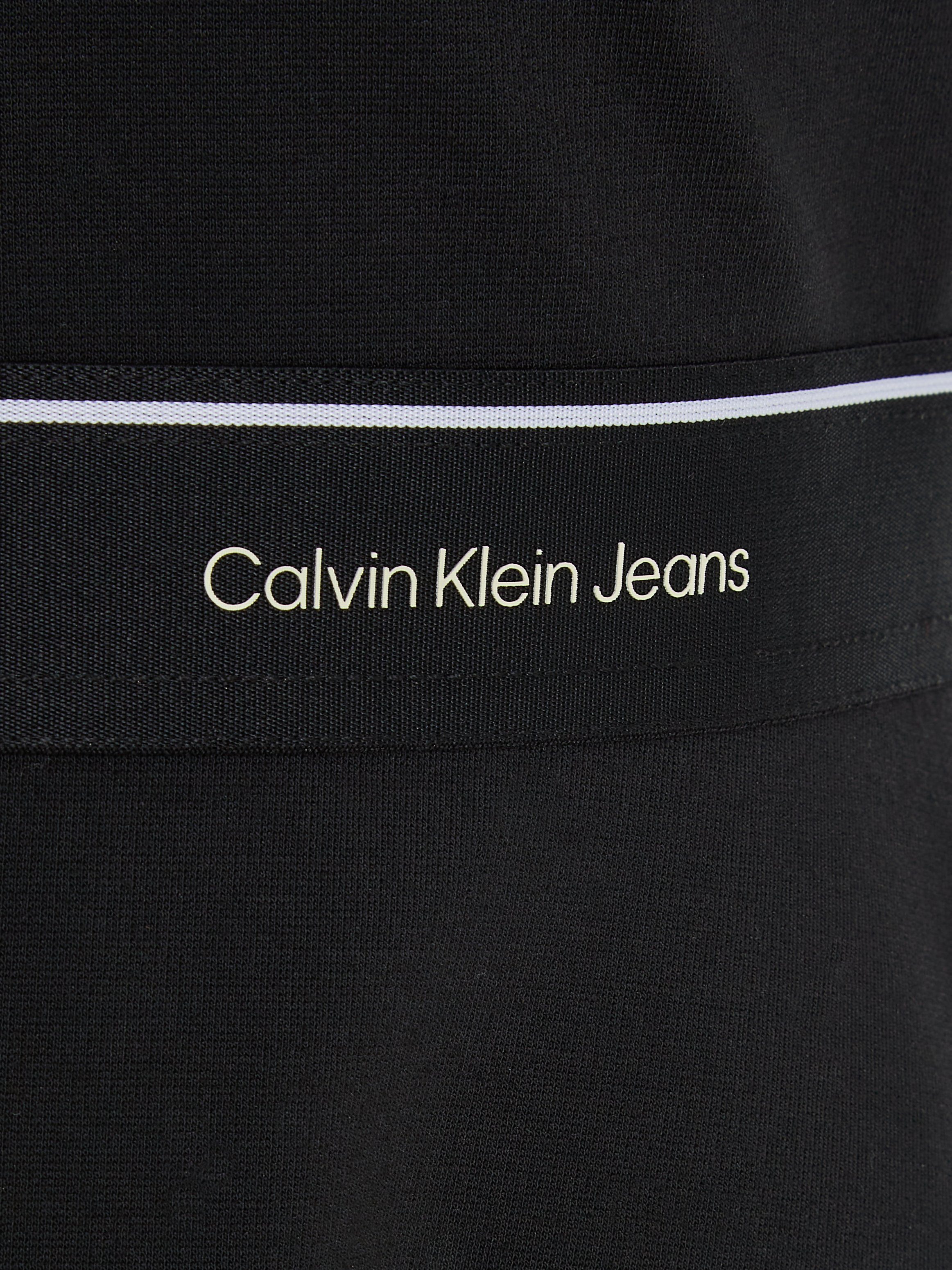 Calvin Klein Blousejurk PUNTO LOGO TAPE SS DRESS voor kinderen tot 16 jaar