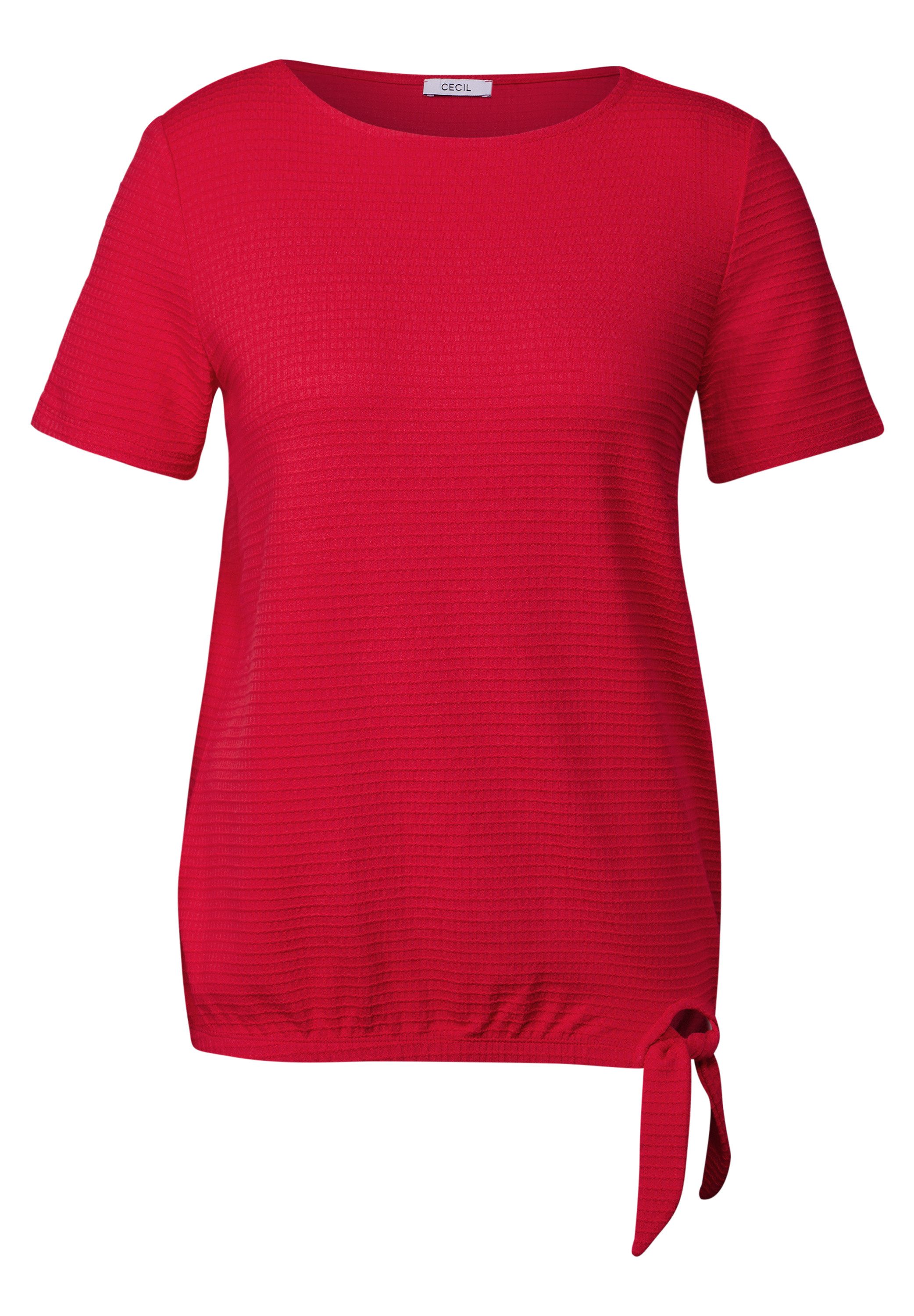 Cecil T-shirt met knoop detail