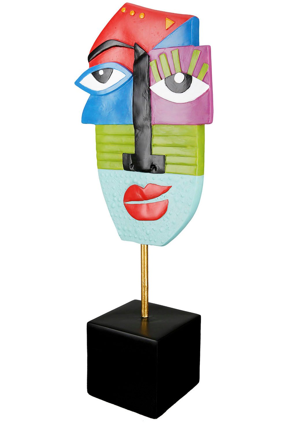 Casablanca by Gilde Fantasyfiguur Gezicht Abstract "Mondrian" (1 stuk)