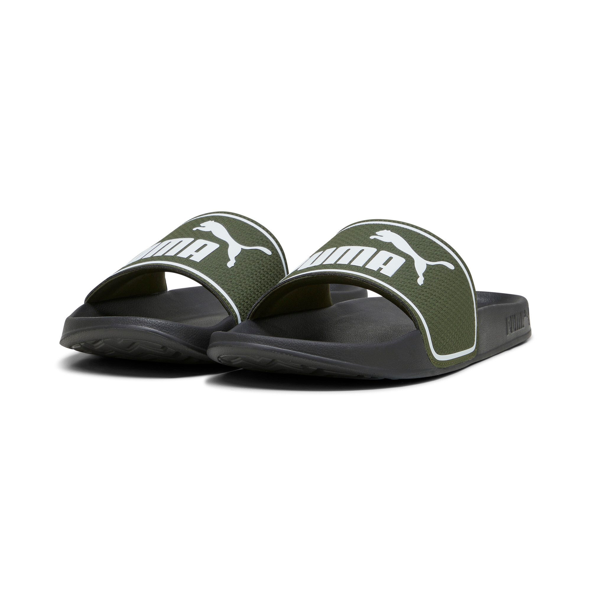 PUMA Badslippers Leadcat 2.0 heren slippers maat 44,5 groen